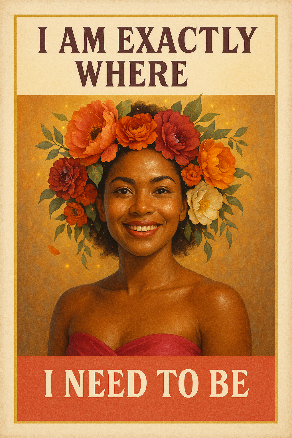I Am Exactly Where I Need To Be