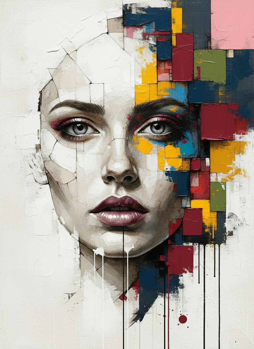 Fragmented Grace (Diamond Painting) Diamond Painting kit