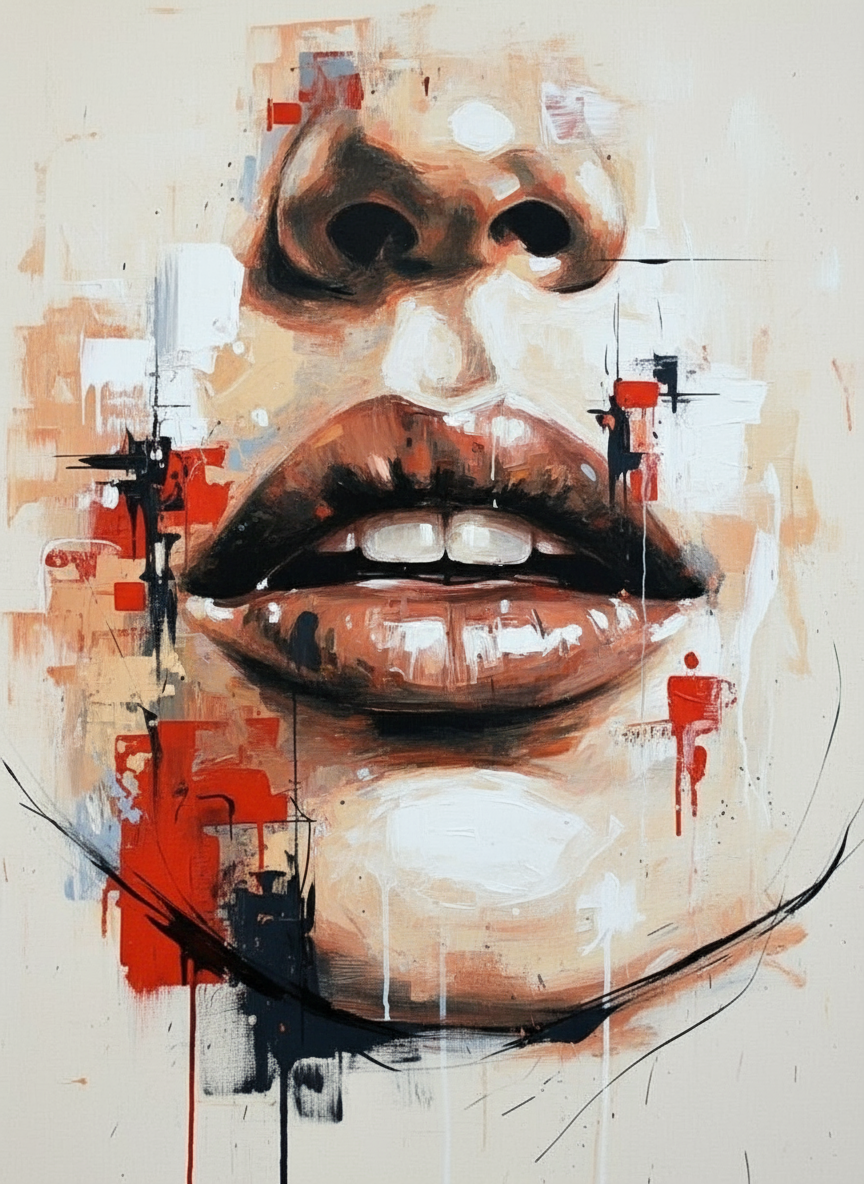 Lips of Expression (Diamond Painting) Diamond Painting kit