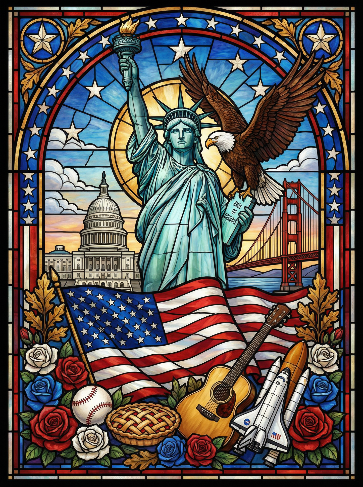 American Freedom Icons (Diamond Painting) Diamond Painting kit
