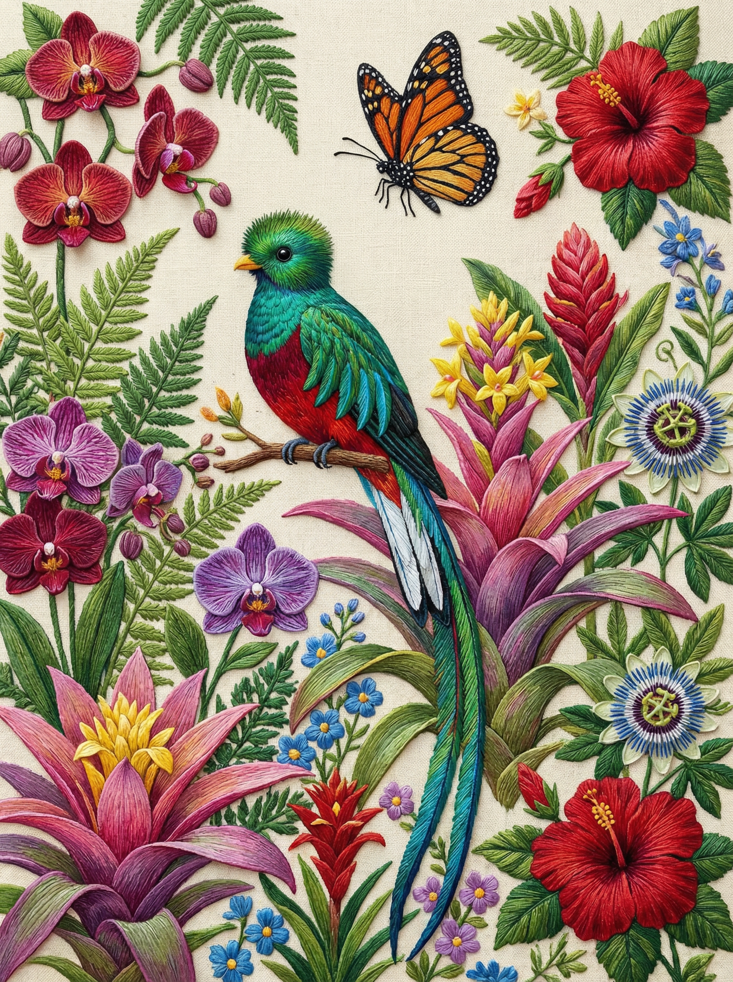 Quetzal Garden Harmony (Diamond Painting) Diamond Painting kit