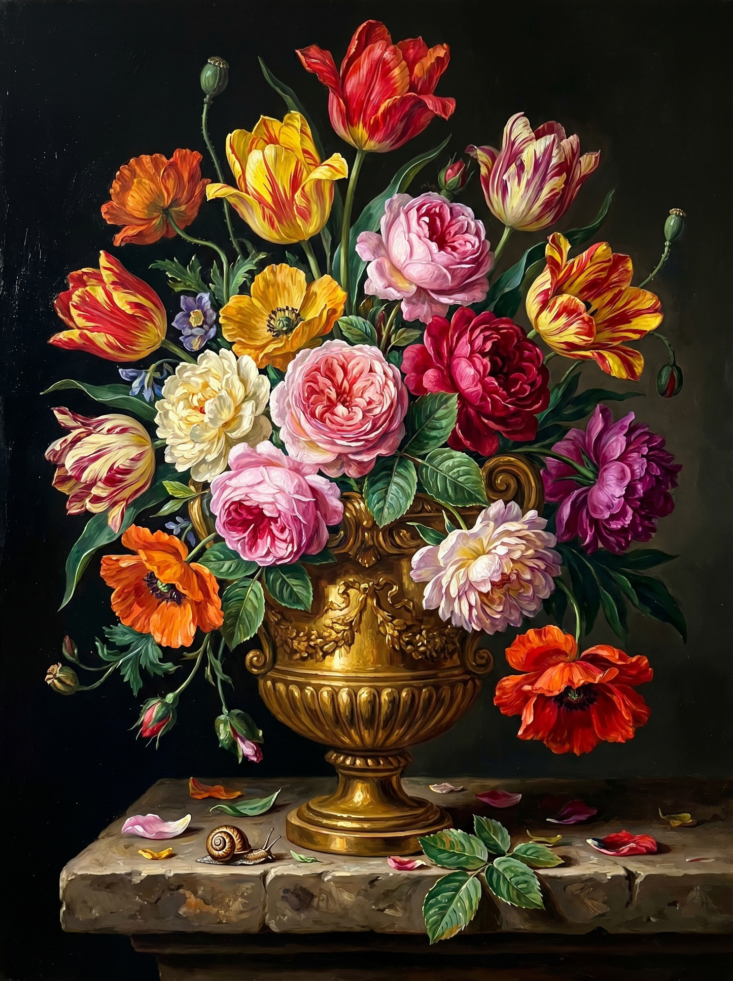 Baroque Dutch Bouquet (Diamond Painting)
