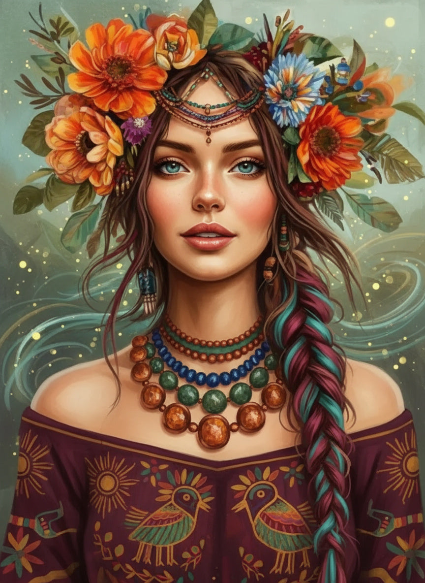 Bohemian Bloom (Diamond Painting) Diamond Painting kit