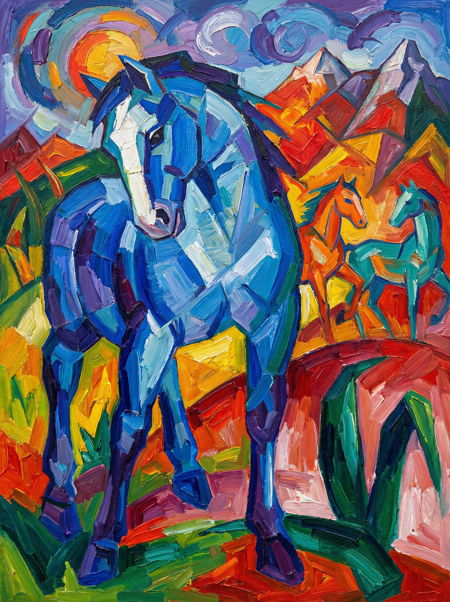Blue Valley Stallion (Diamond Painting) Diamond Painting kit