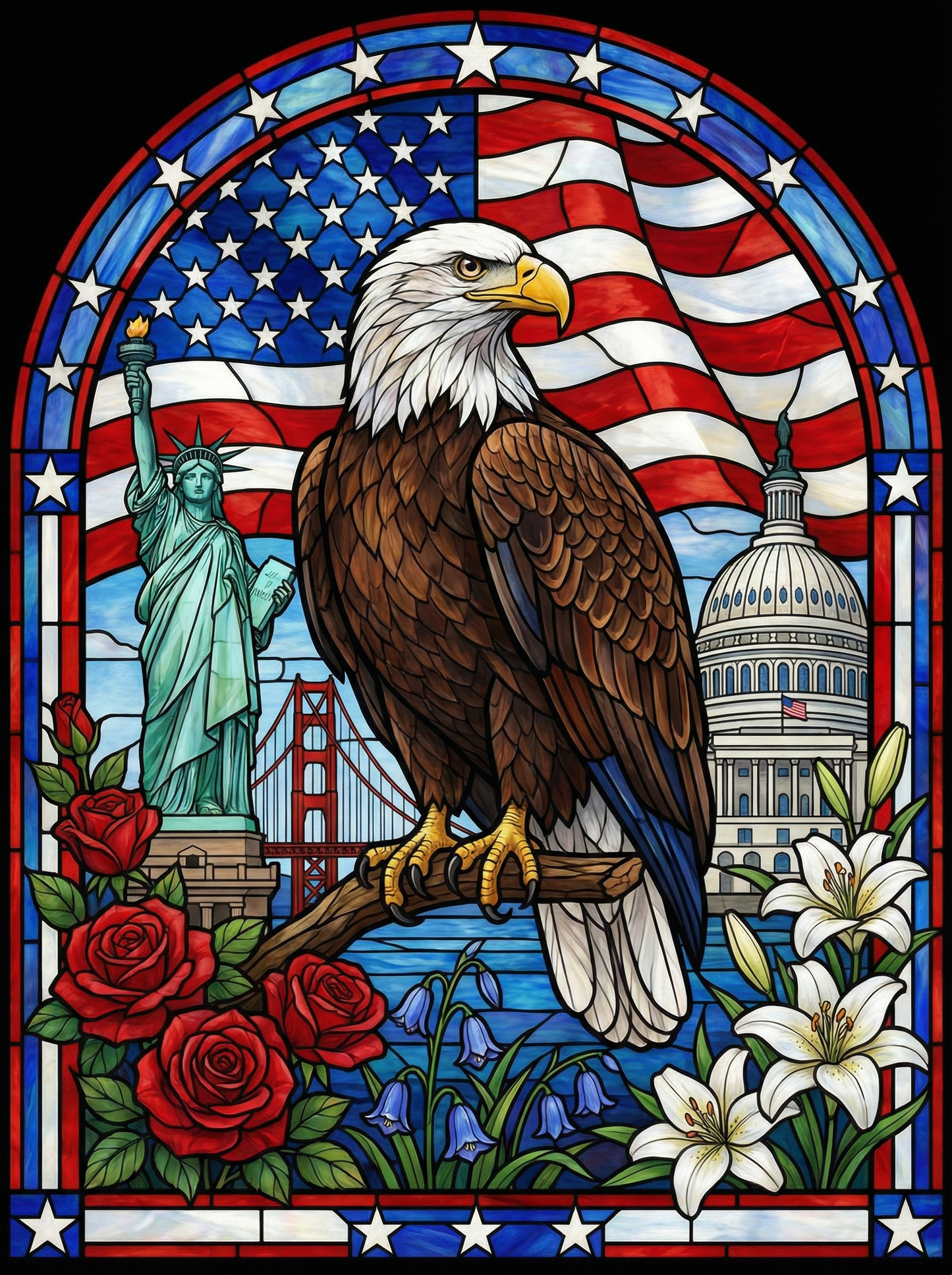 American Freedom (150 Color Diamond Painting) Diamond Painting kit