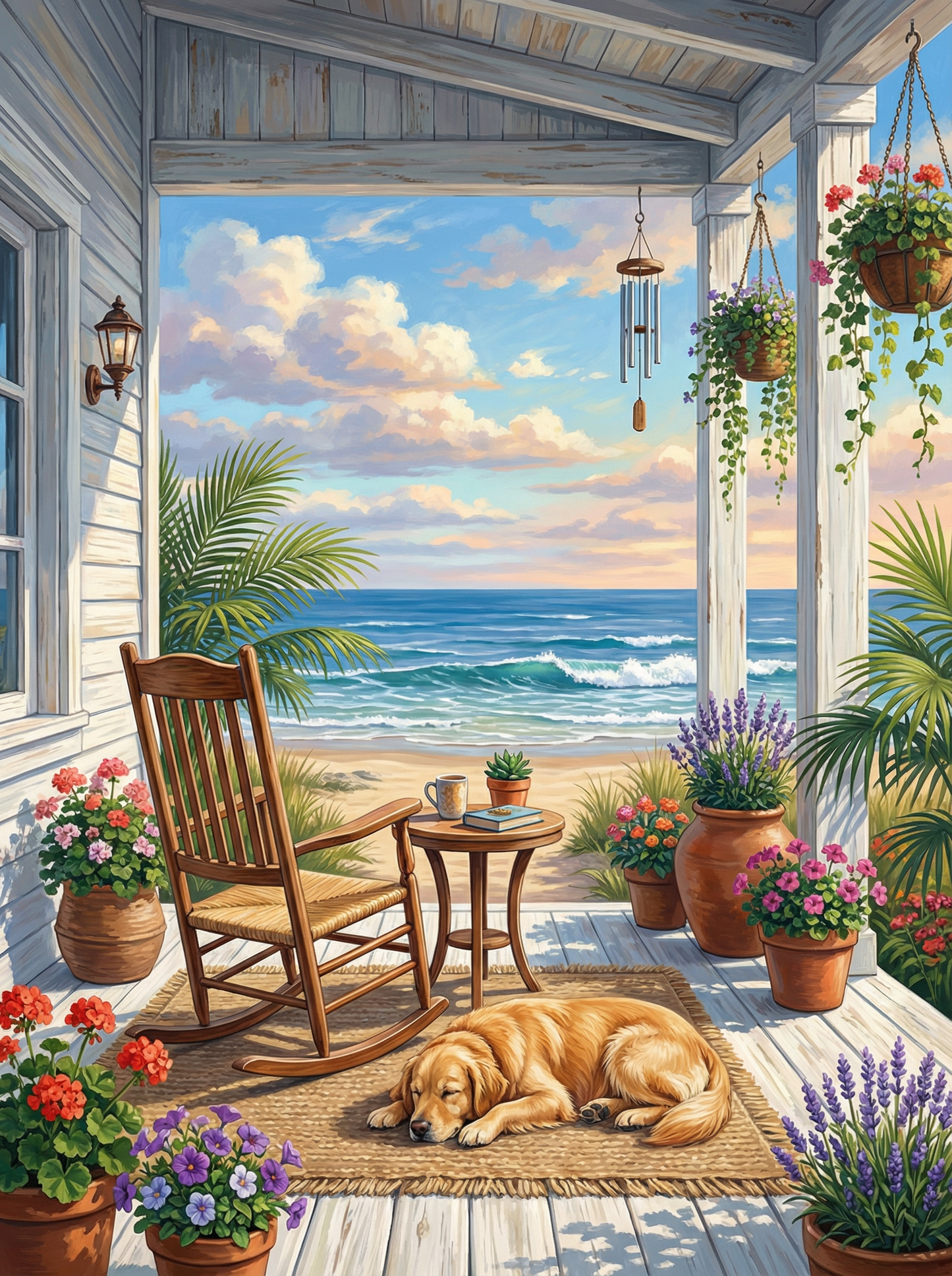 Seaside Porch Peace (Diamond Painting)