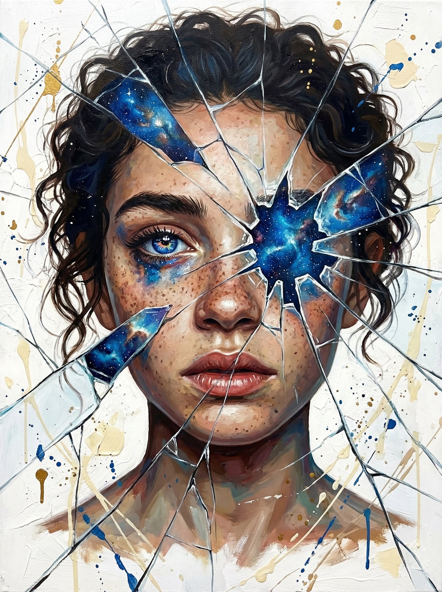 Cosmic Mind Shattered (Diamond Painting) Diamond Painting kit