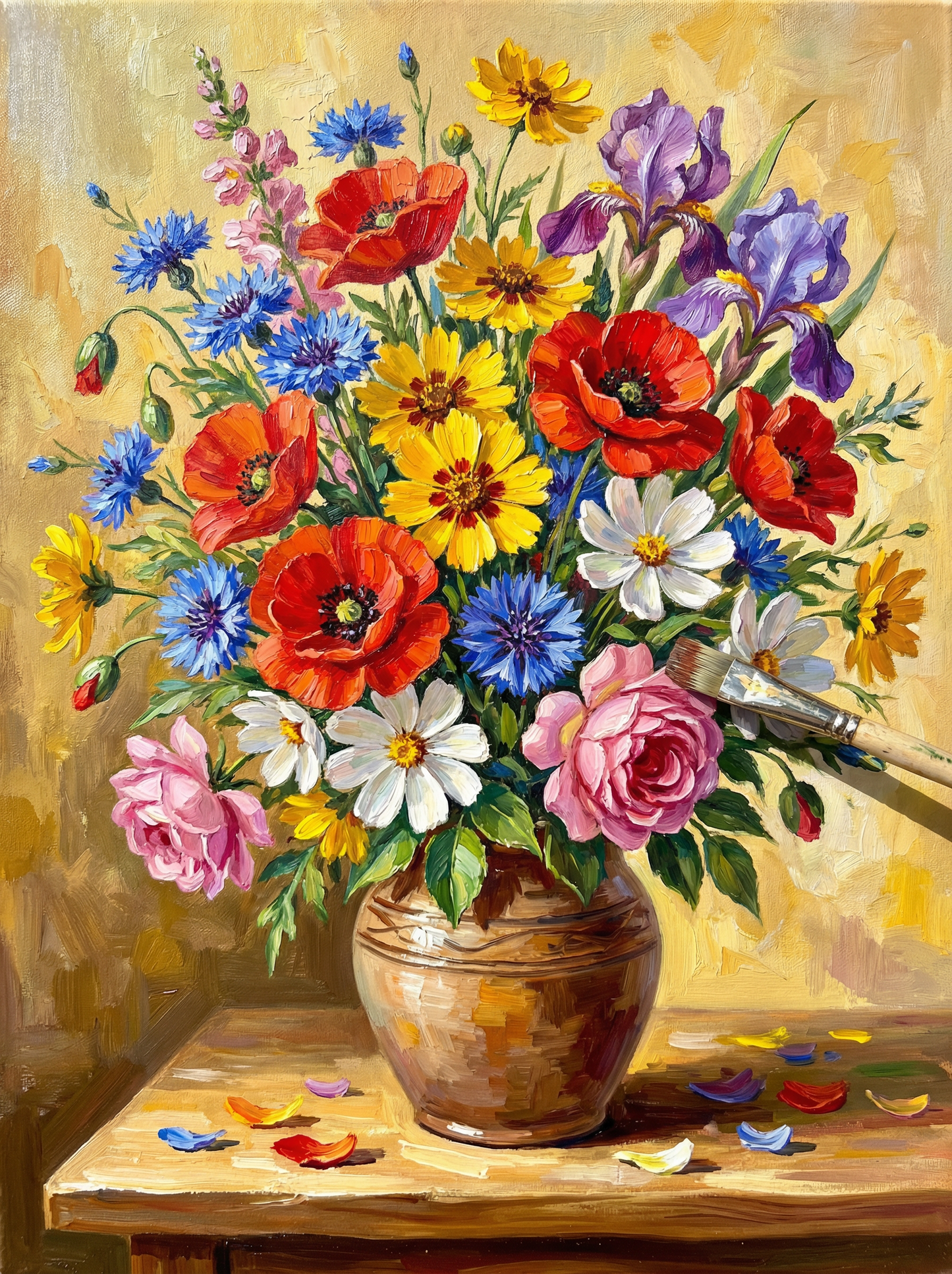 Cottage Country Flowers (Diamond Painting) Diamond Painting kit