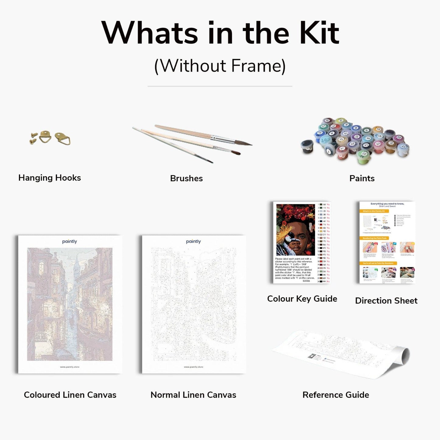 Custom Paint by Numbers (Medium Sizes)