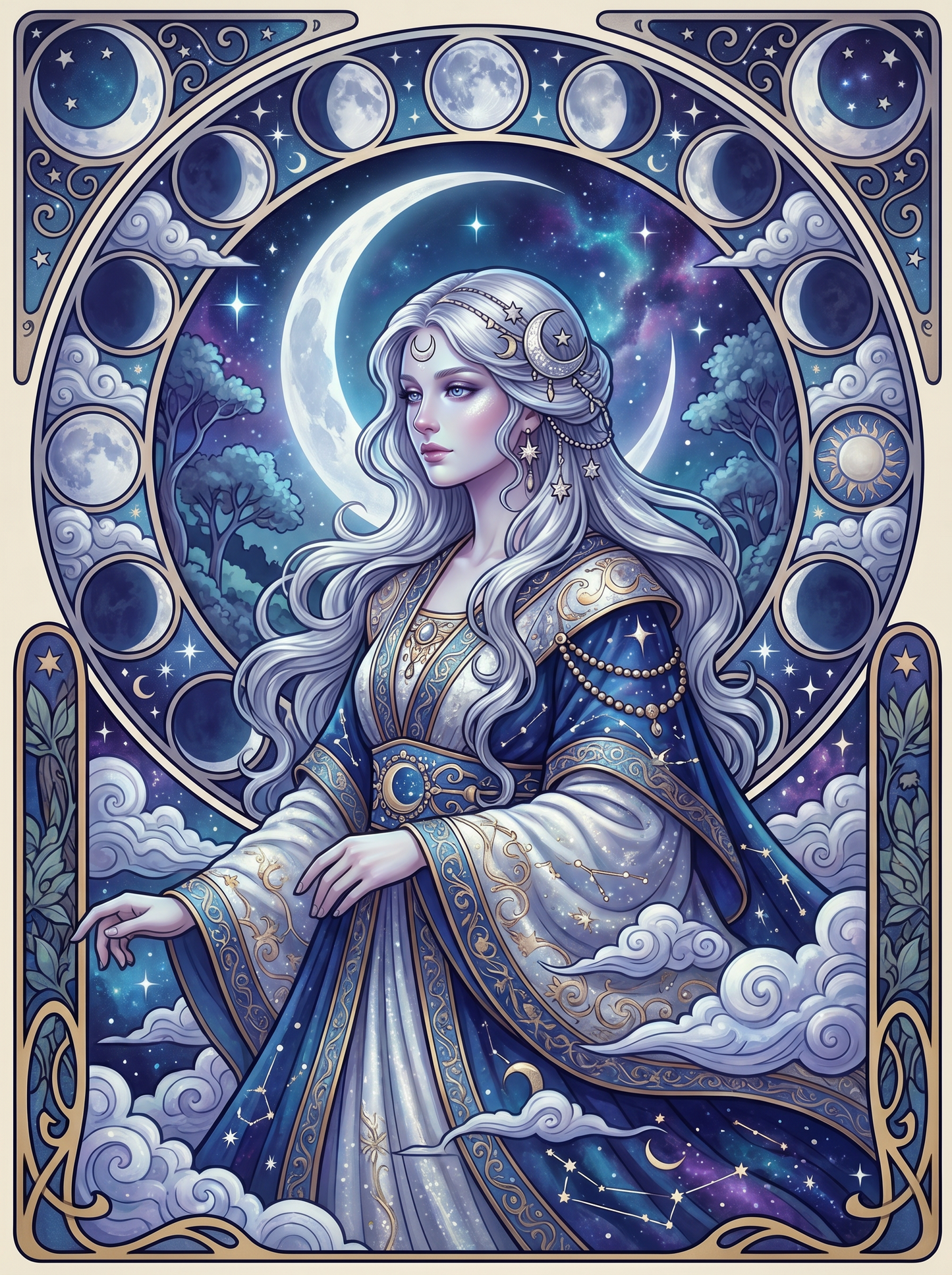 Crescent Moon Maiden (80 Colors)