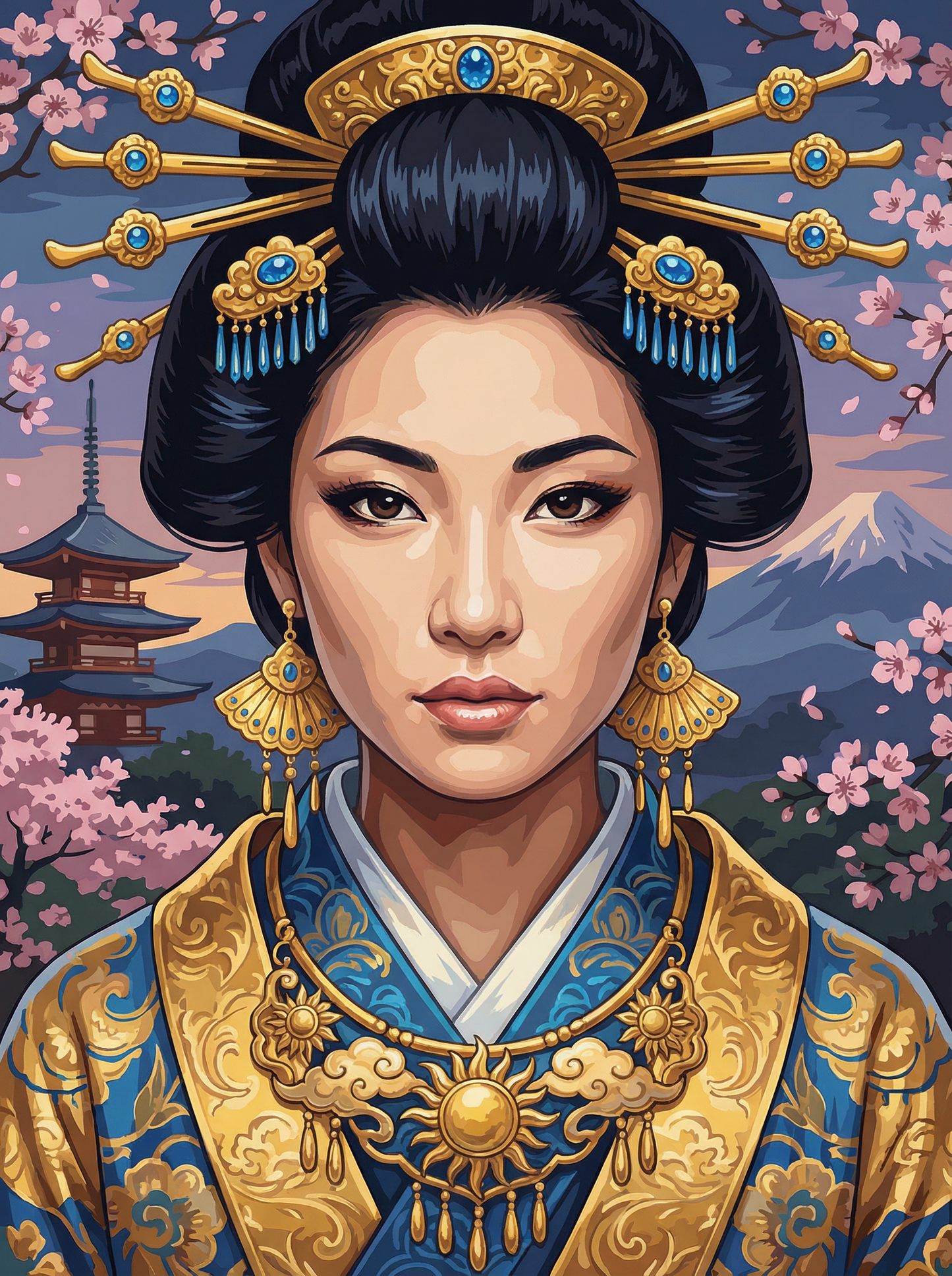 Sakura Empress (Diamond Painting) Diamond Painting kit