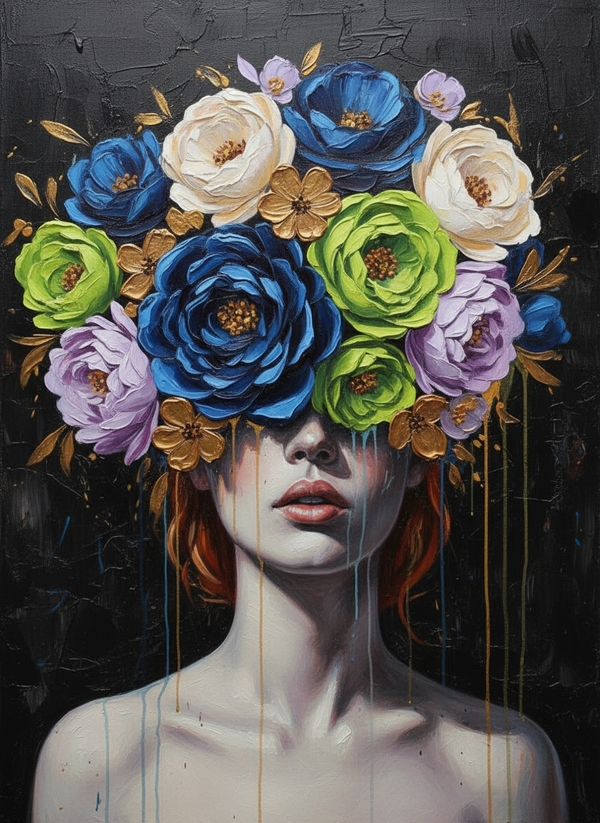 Bloomed Reverie (Board Canvas)