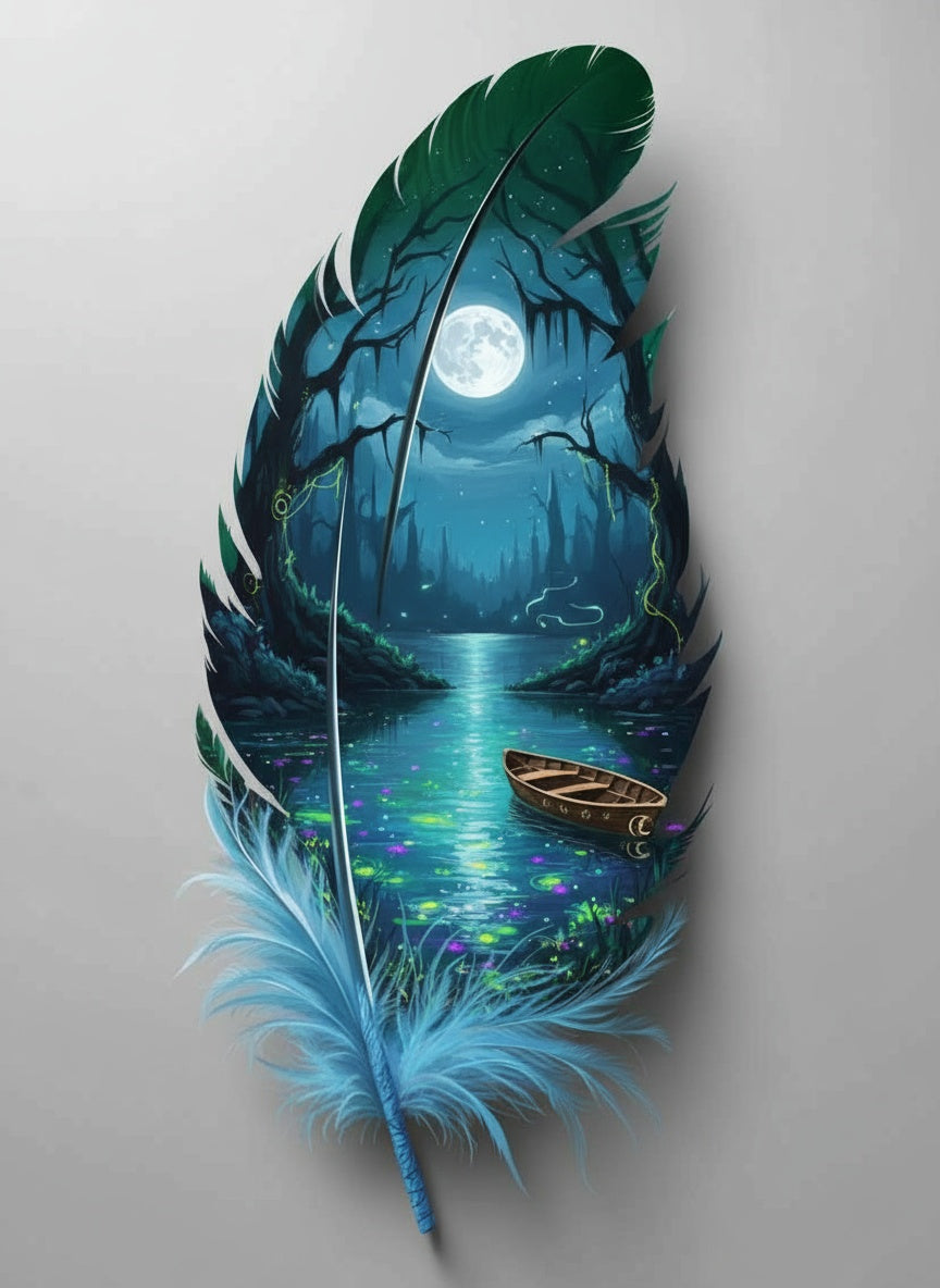 Feather of Dreams (Diamond Painting) Diamond Painting kit