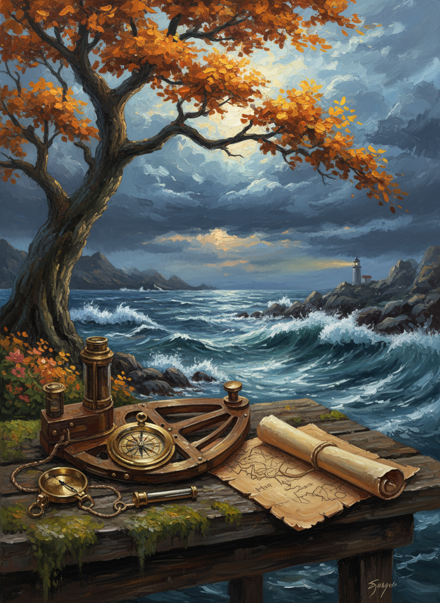 Navigator’s Shore (Diamond Painting) Diamond Painting kit