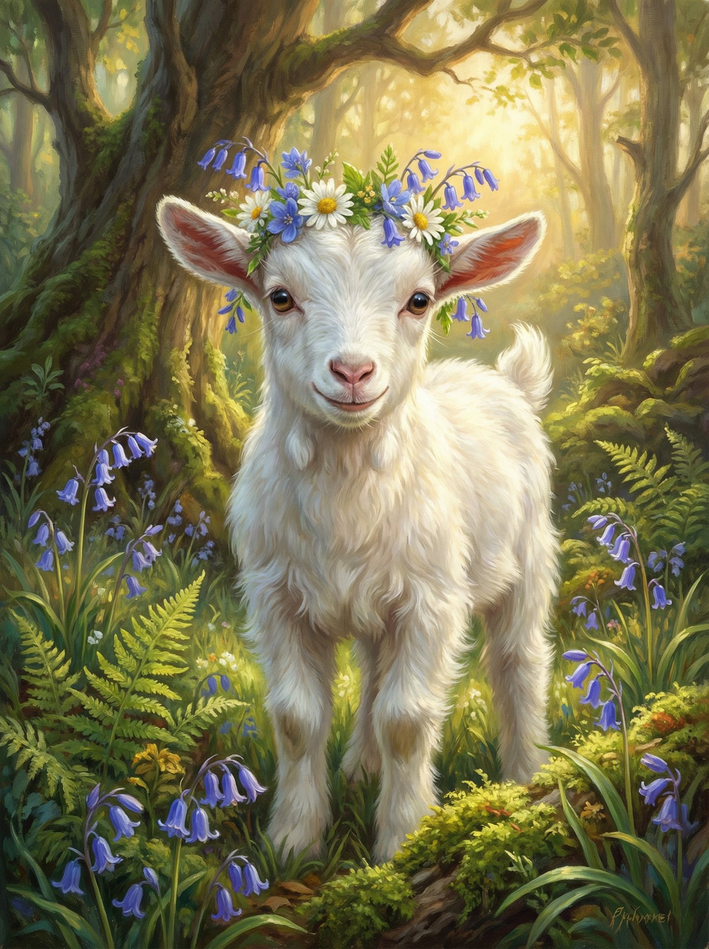 Blossom Crown Kid (Diamond Painting)