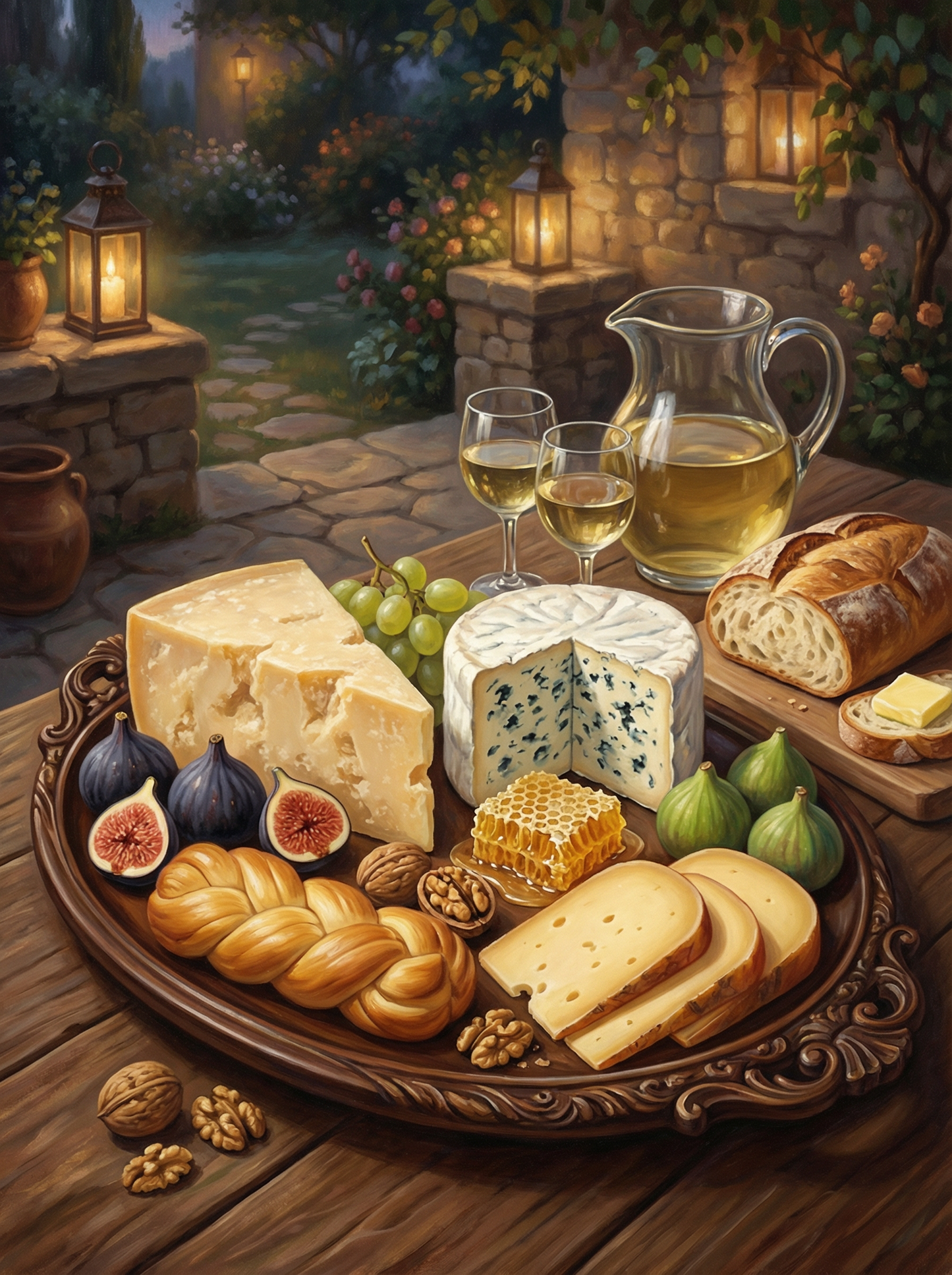 Countryside Cheese Feast (Diamond Painting) Diamond Painting kit
