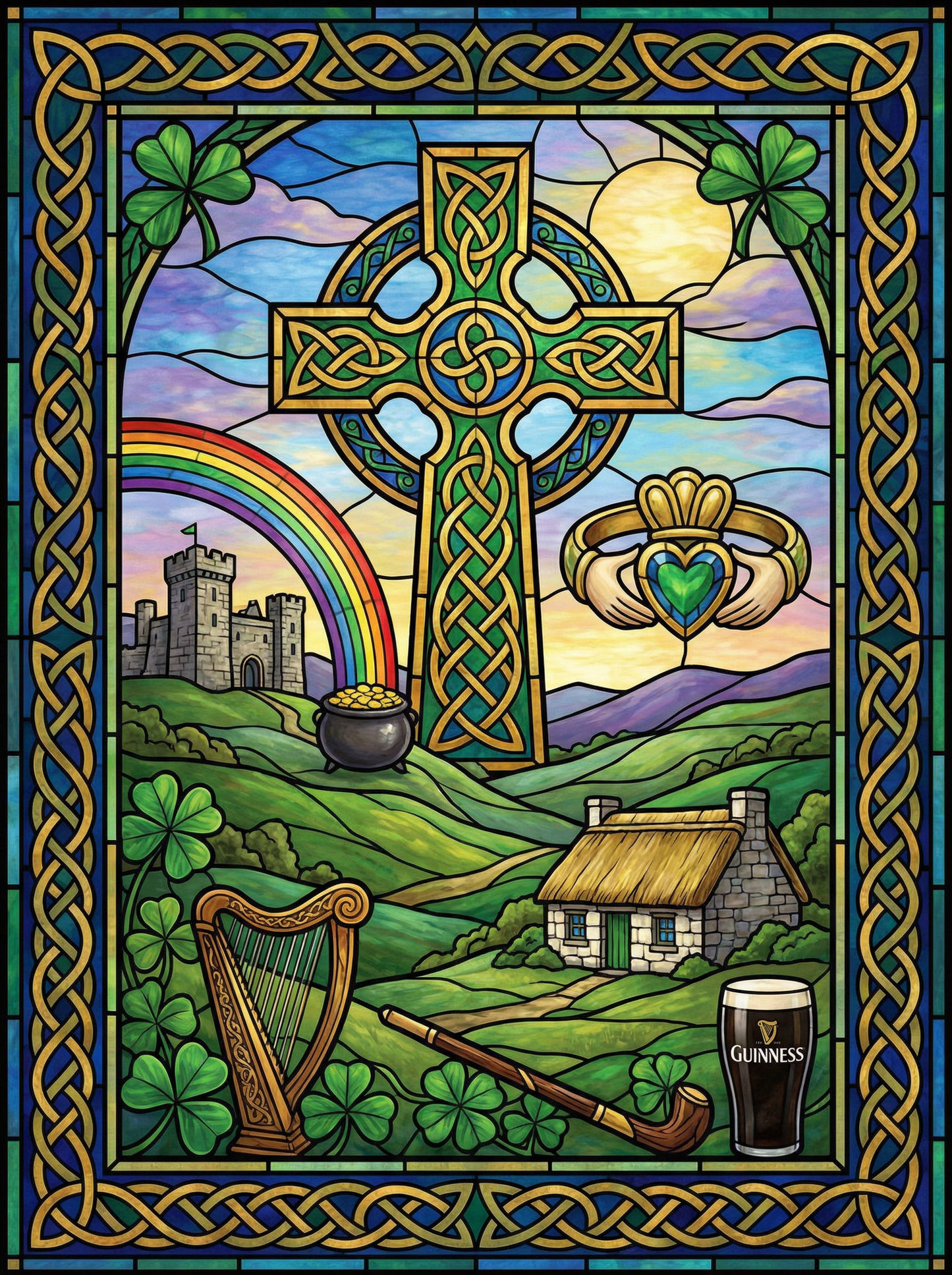 Emerald Isle Spirit (Diamond Painting)