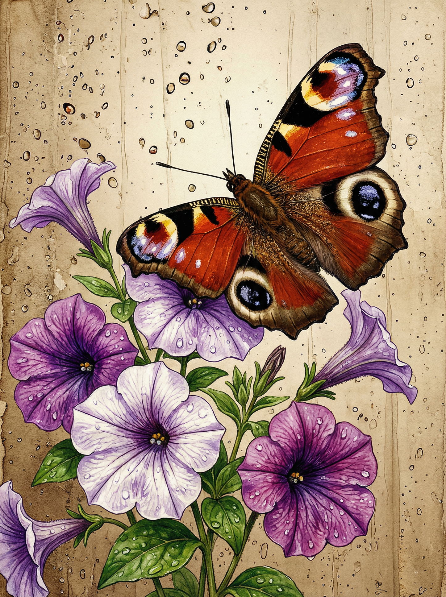 Petunia Monarch Elegance (Diamond Painting) Diamond Painting kit