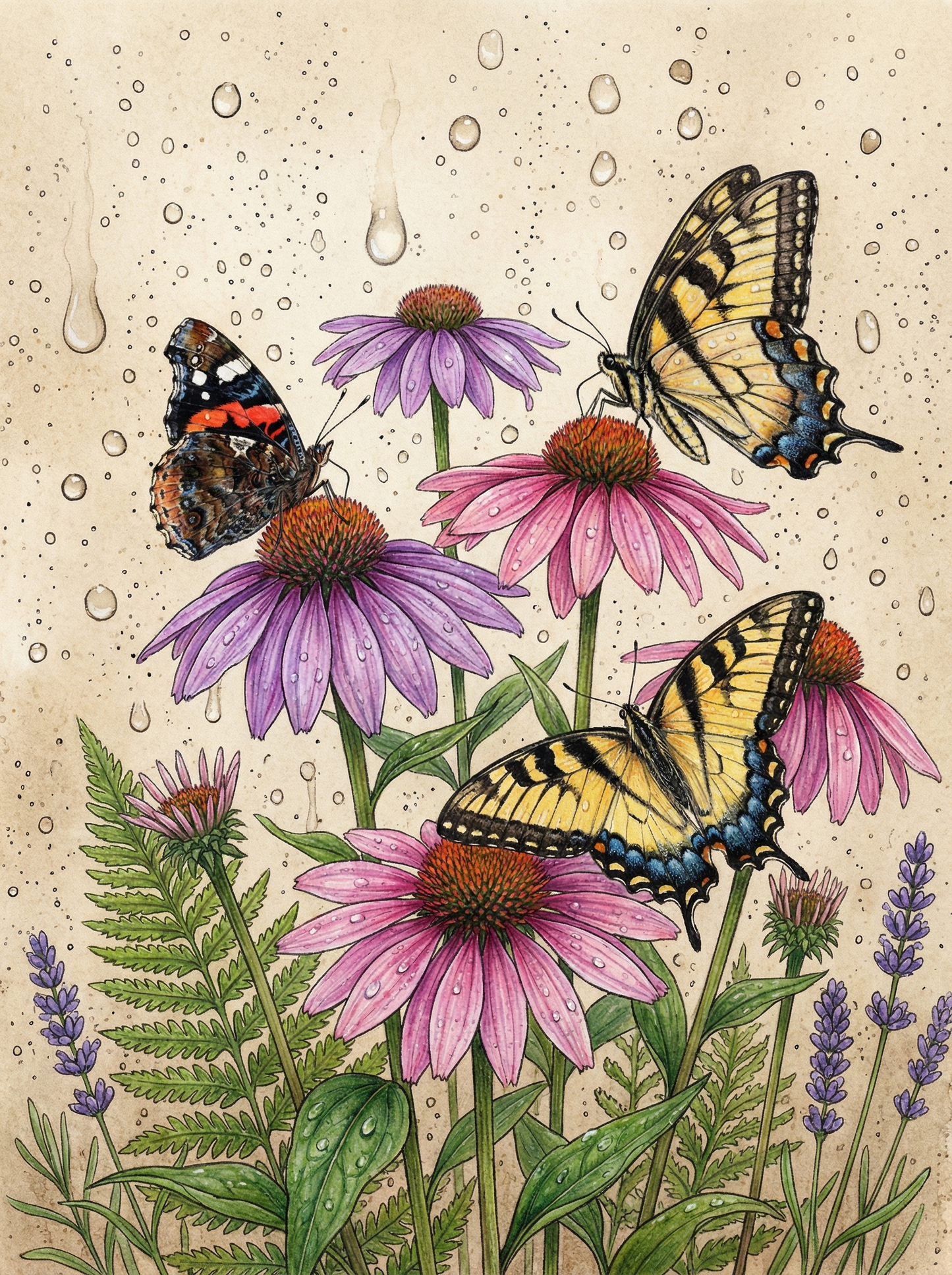 Meadow Butterfly Chorus (Diamond Painting)