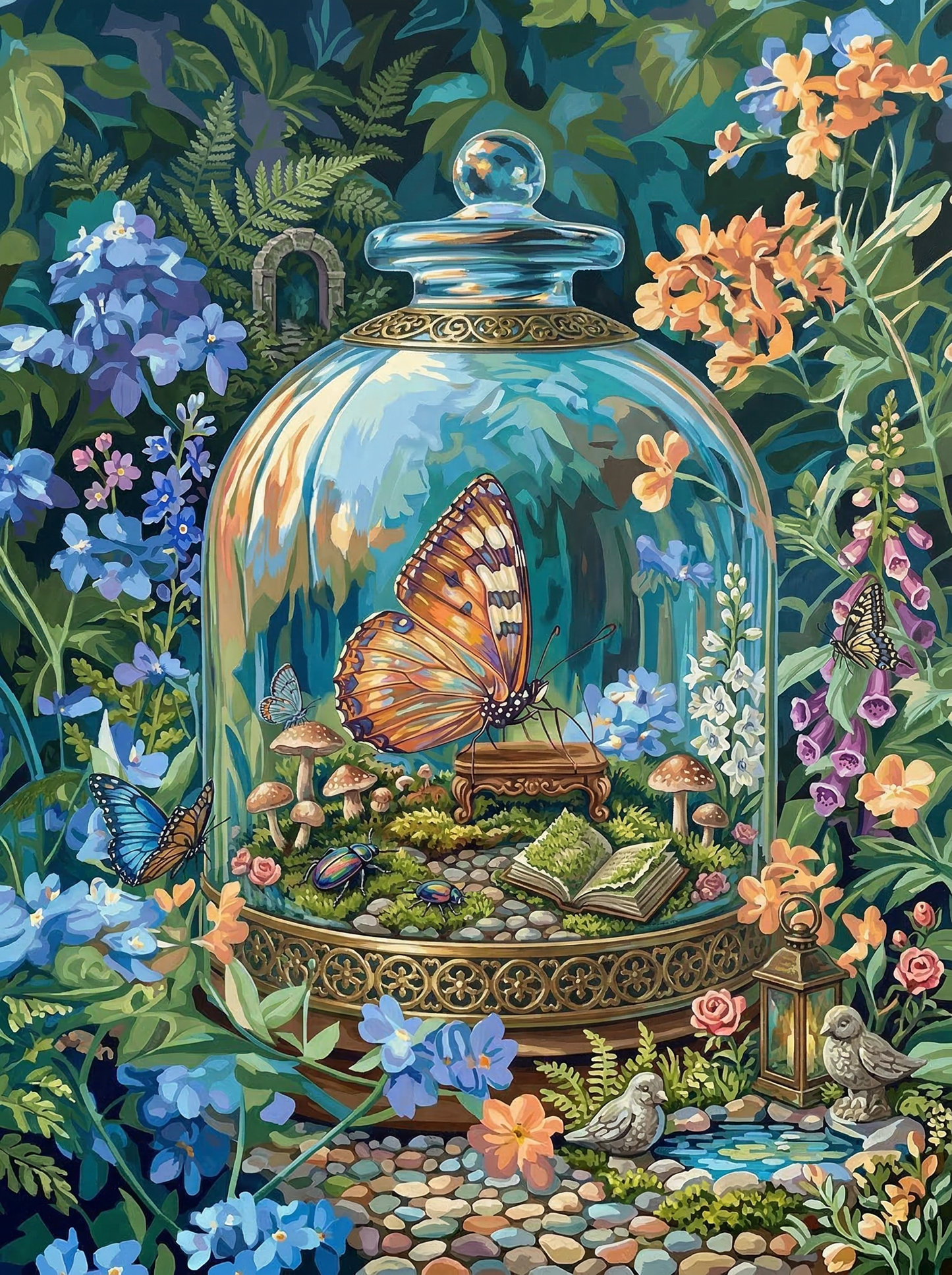 Enchanted Butterfly Dome (100 Color Diamond Painting) Diamond Painting kit