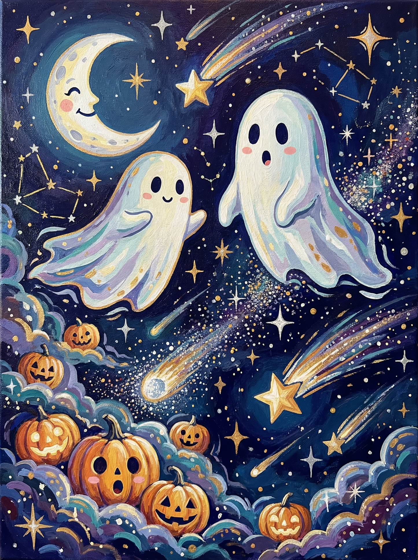 Enchanted Ghost Halloween (Diamond Painting) Diamond Painting kit