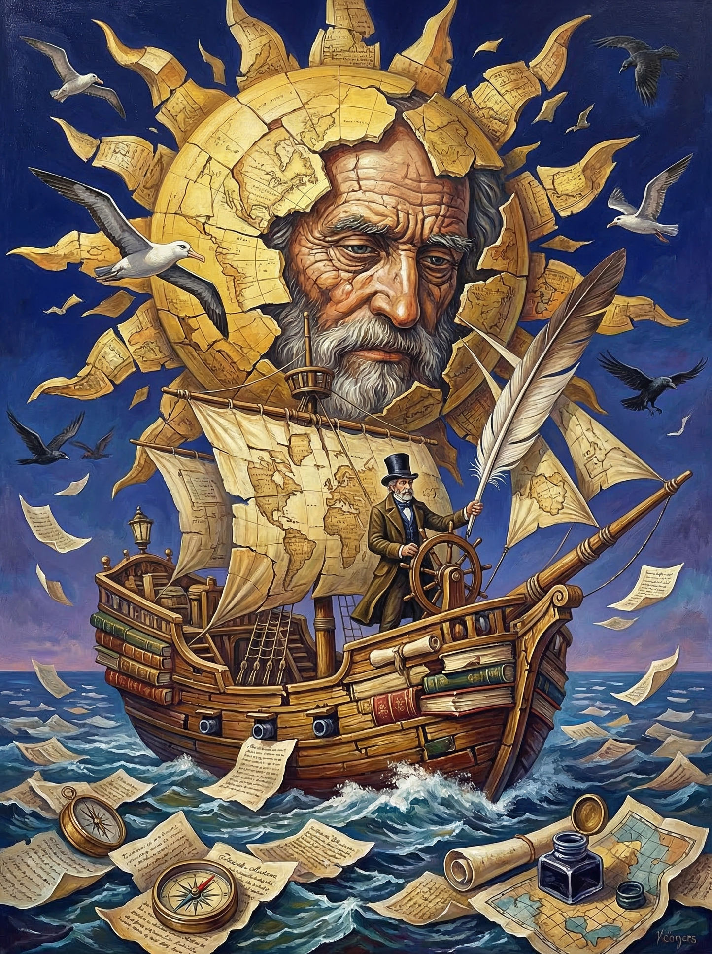 Explorer Adventure On Waves (Diamond Painting) Diamond Painting kit