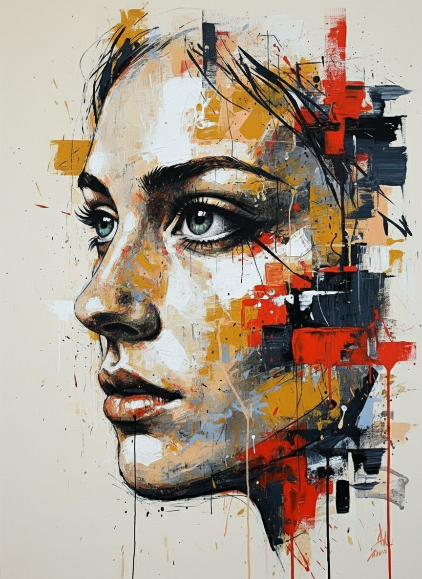 Fractured Muse (Diamond Painting) Diamond Painting kit