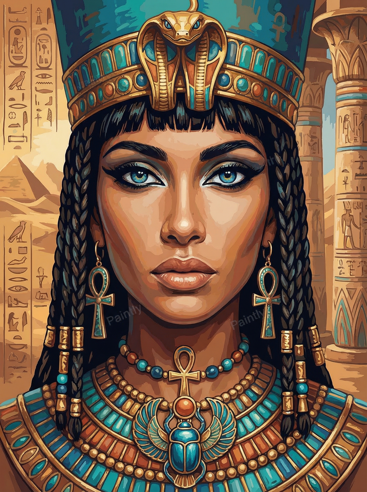 Egyptian Cobra Queen (Diamond Painting) Diamond Painting kit