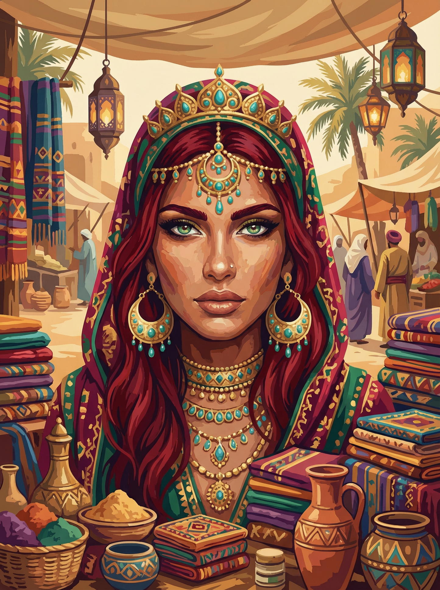 Spice Bazaar Queen (Diamond Painting) Diamond Painting kit