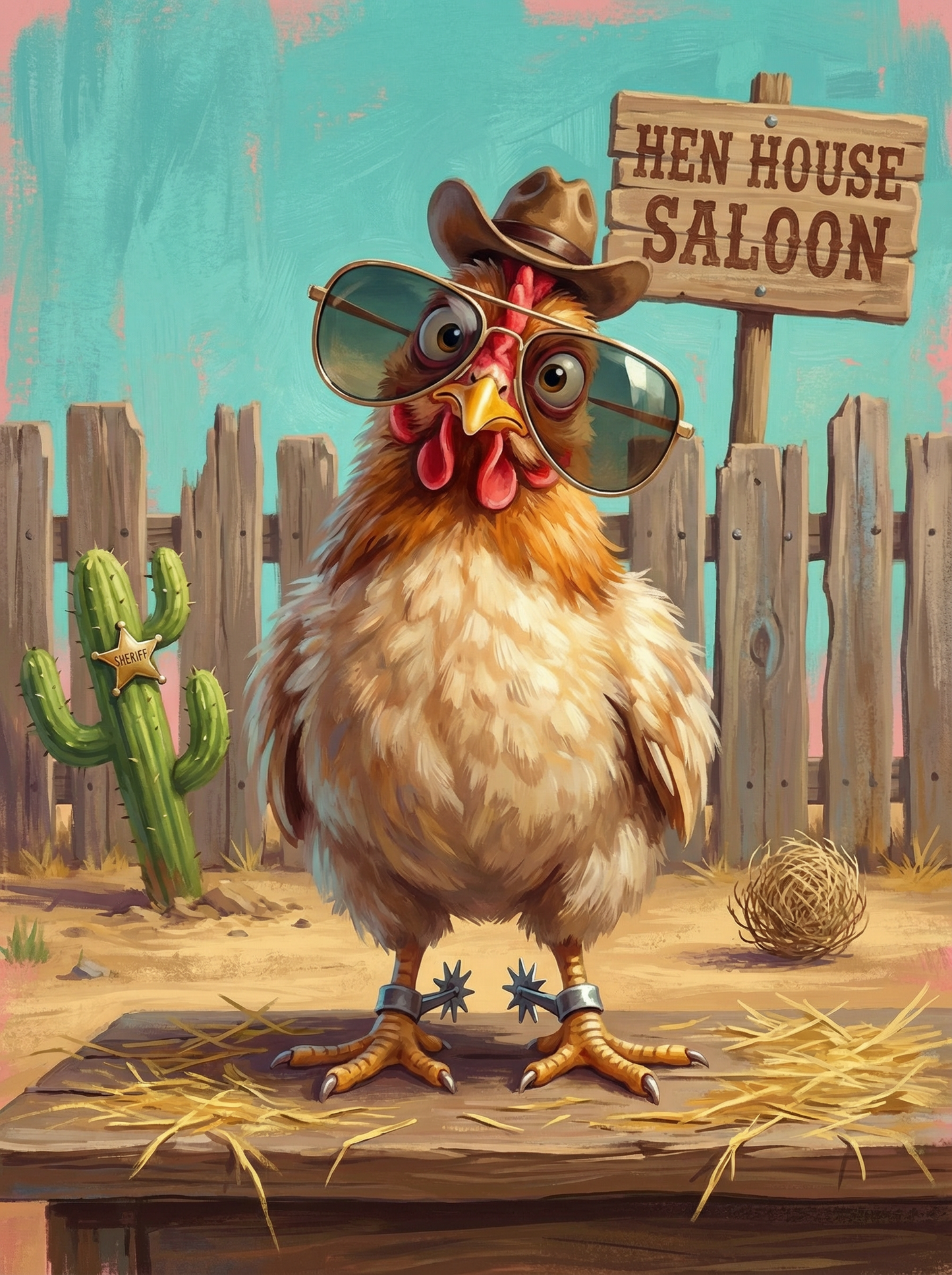 Sheriff Sunny Spurs (Diamond Painting) Diamond Painting kit