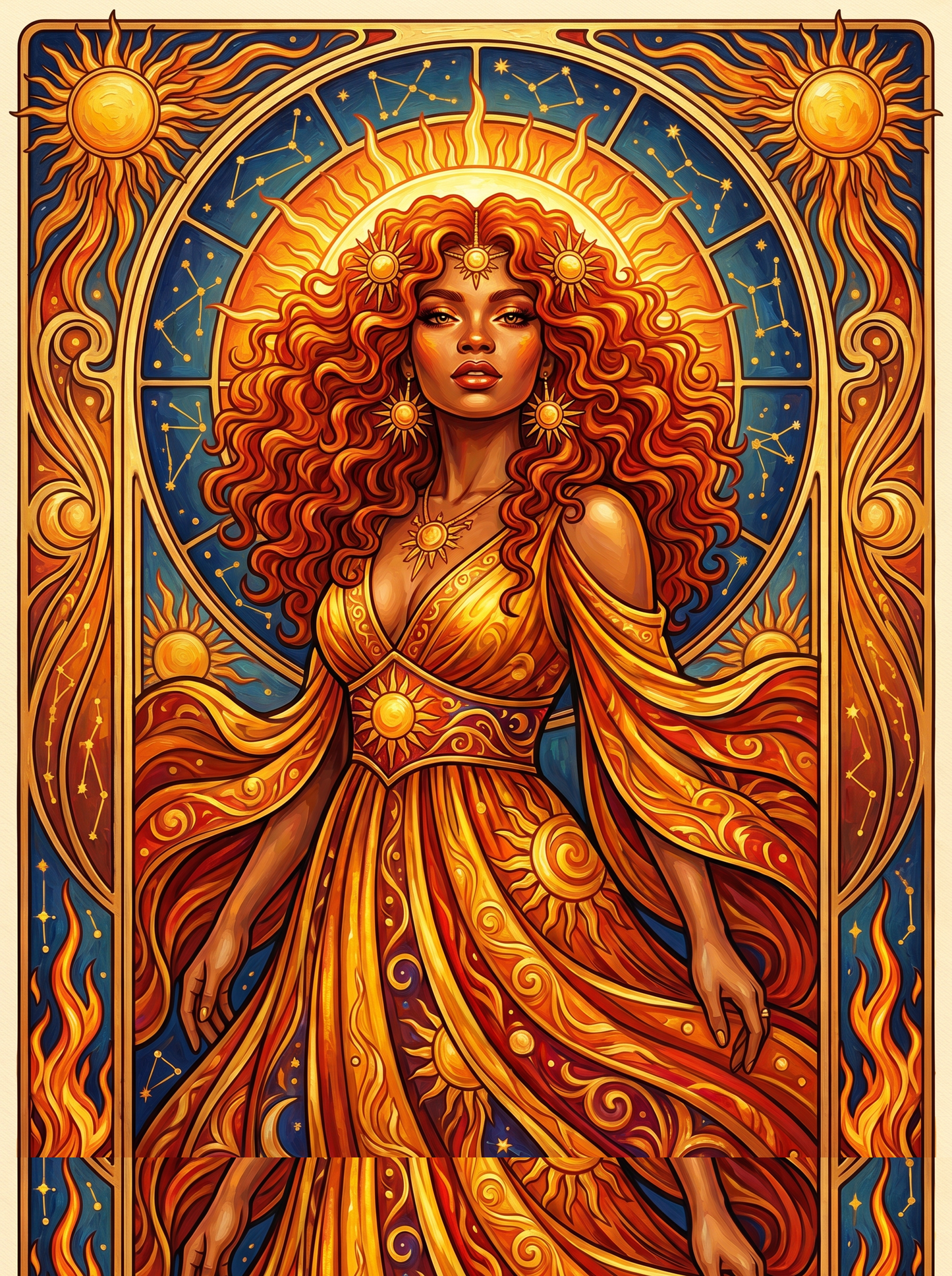 Fiery Sun Maiden (80 Colors)