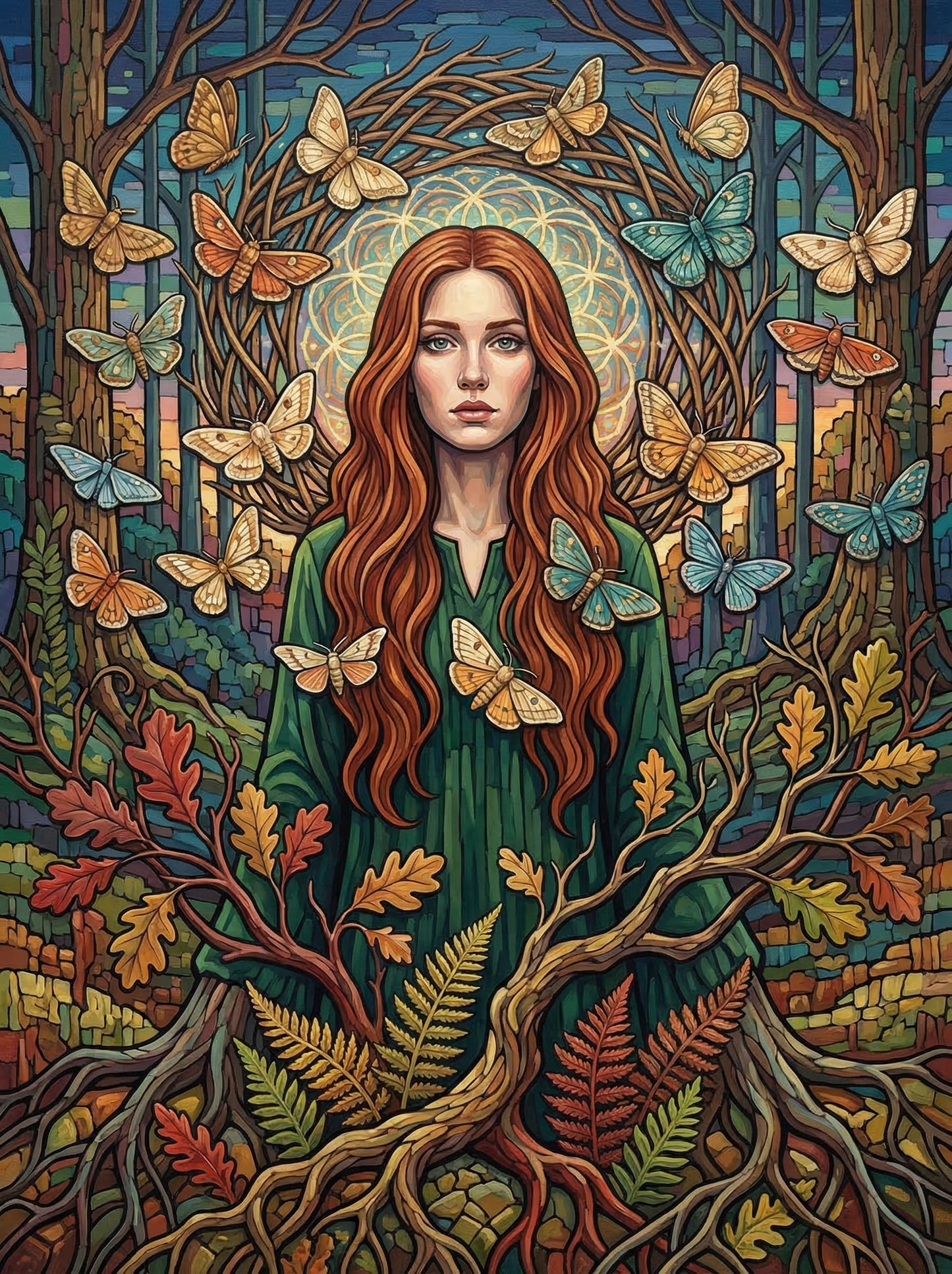 Forest Spirit Butterflies (100 Color Diamond Painting) Diamond Painting kit