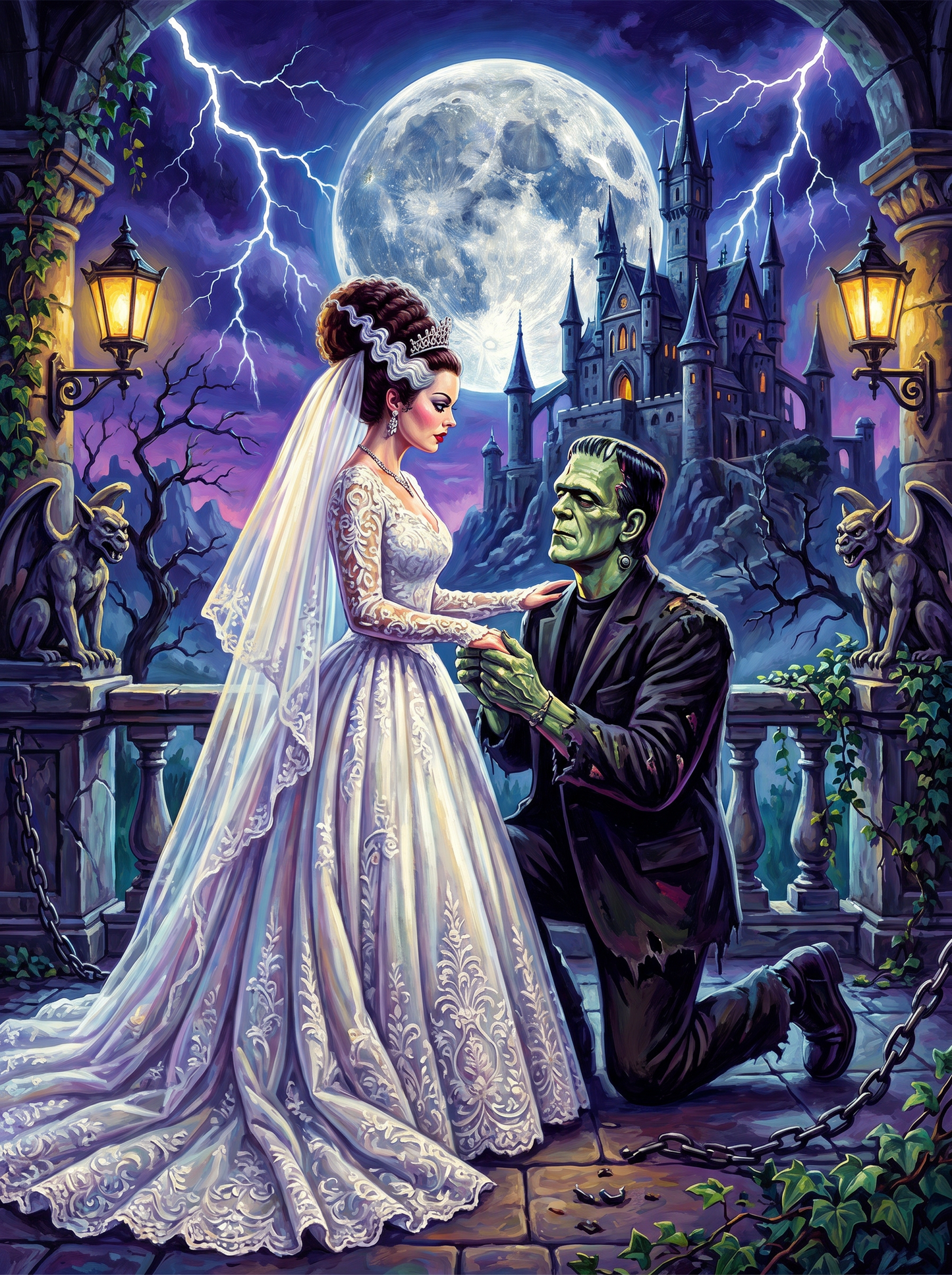 Frankenstein Wedding Moonlit (80 Colors)