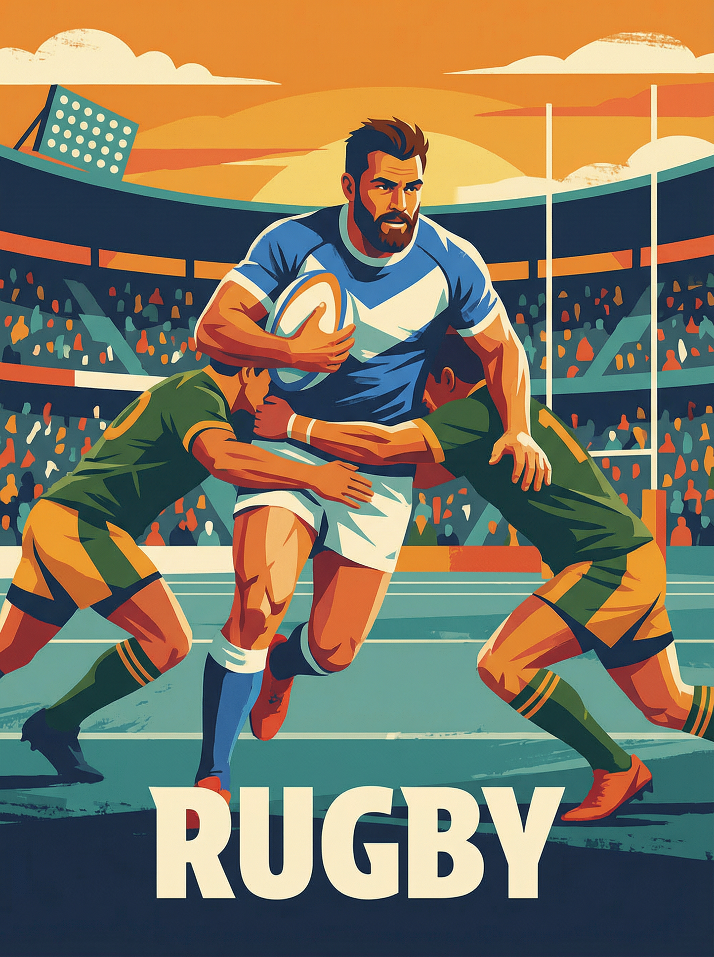 Rugby Force Drive (Diamond Painting) Diamond Painting kit