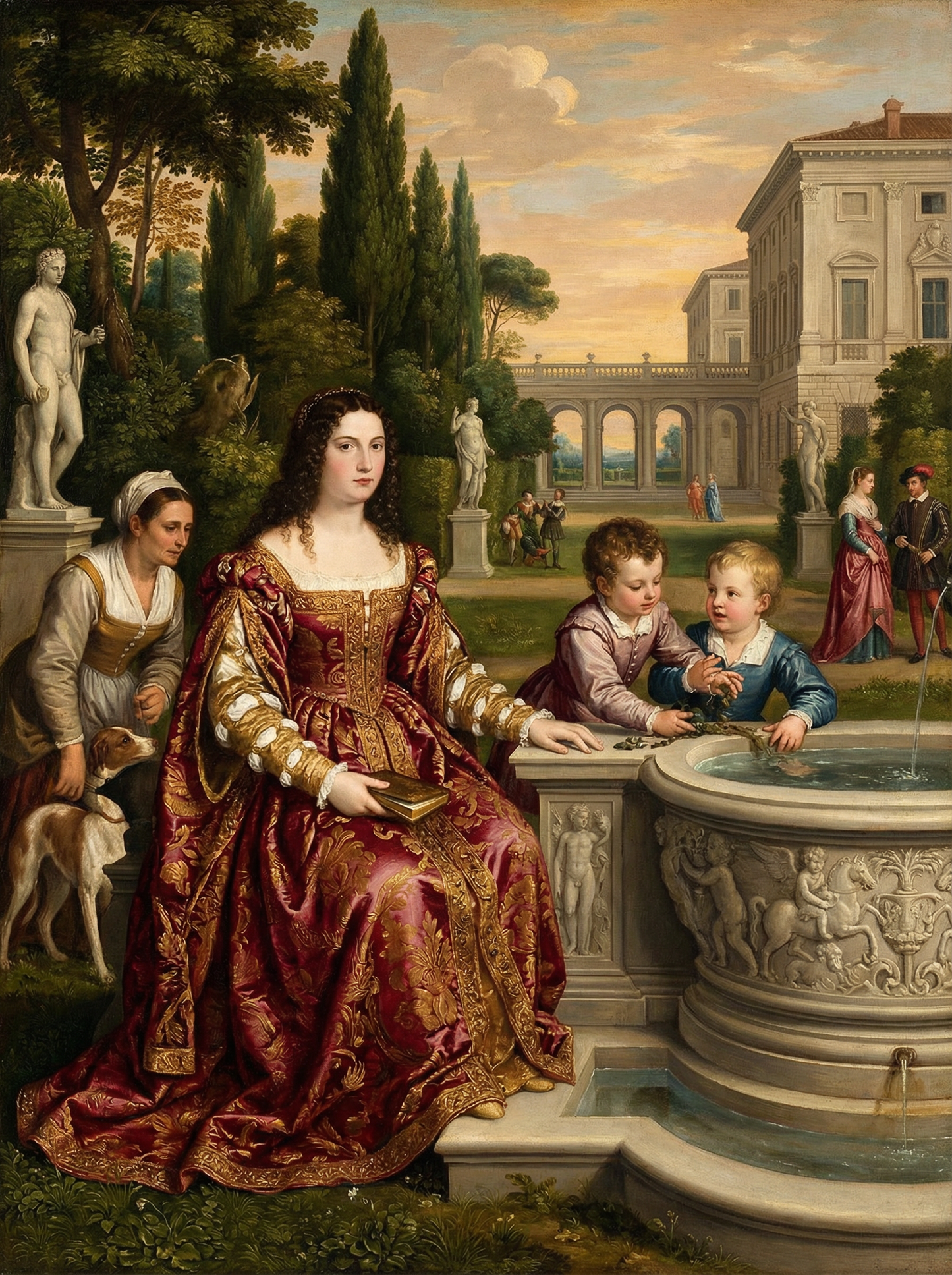 Noble Garden Portrait (Diamond Painting) Diamond Painting kit