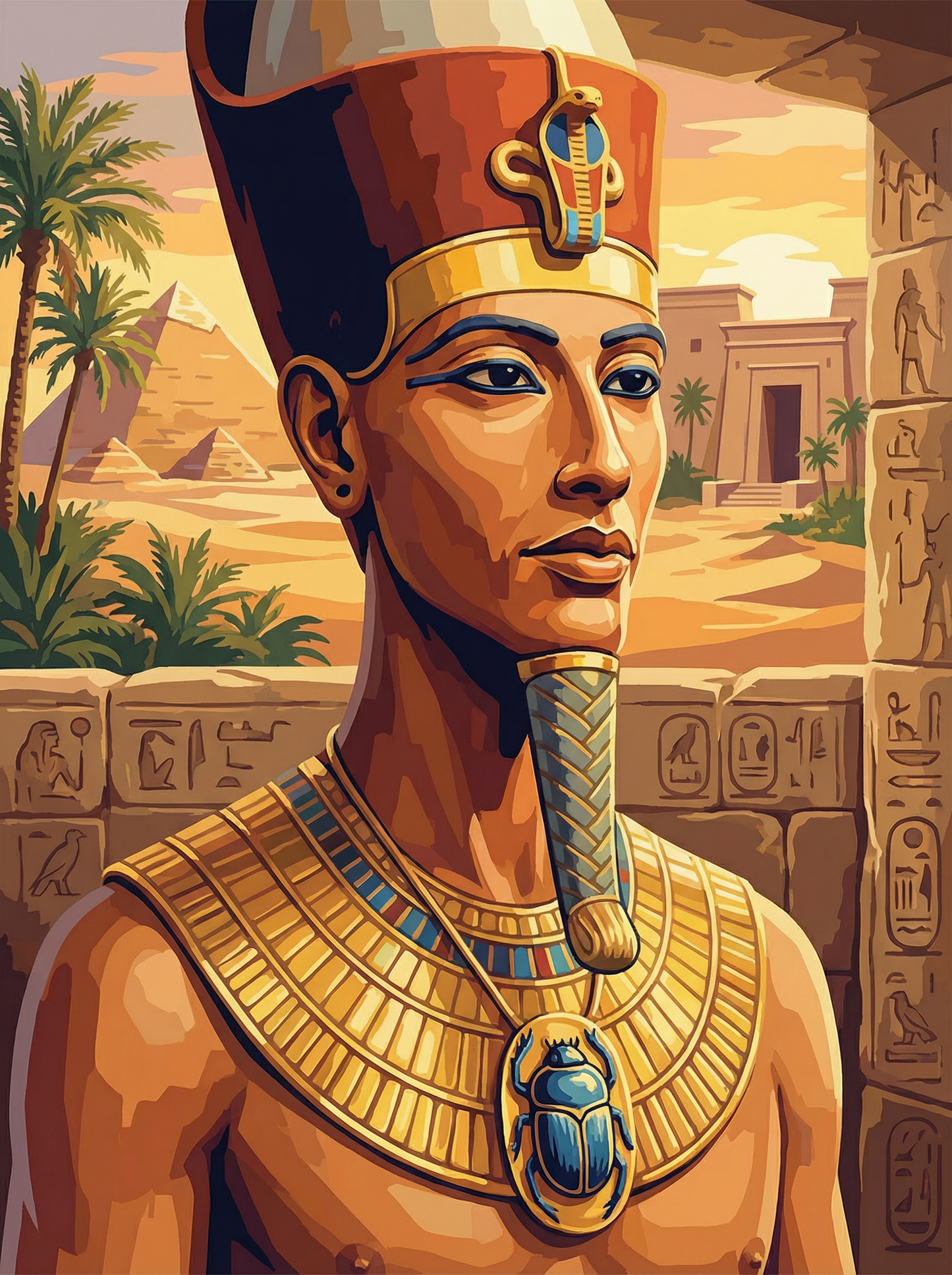 Pharaoh of Dawn (Diamond Painting) Diamond Painting kit