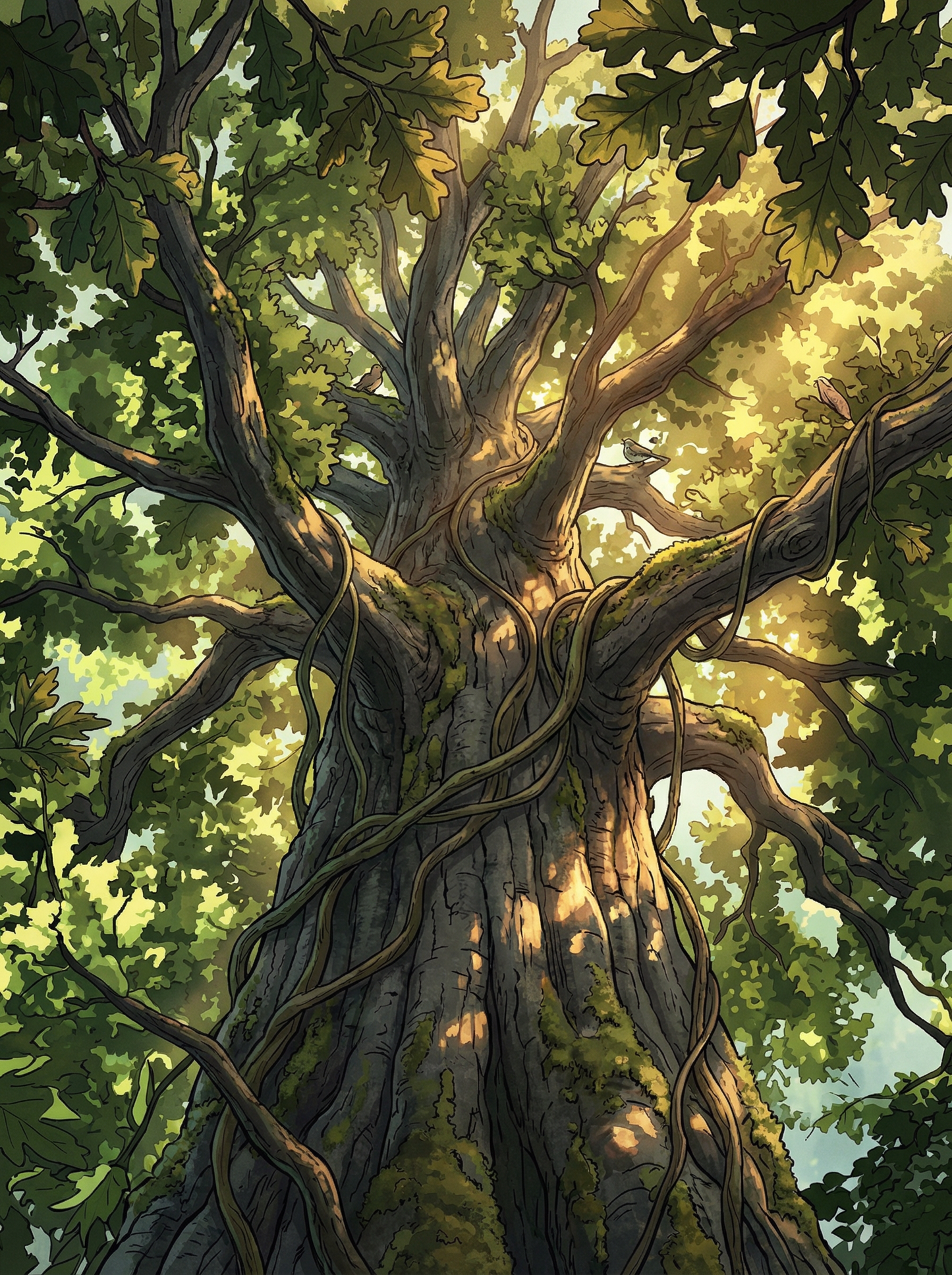 Ancient Oak Guardian (Diamond Painting) Diamond Painting kit