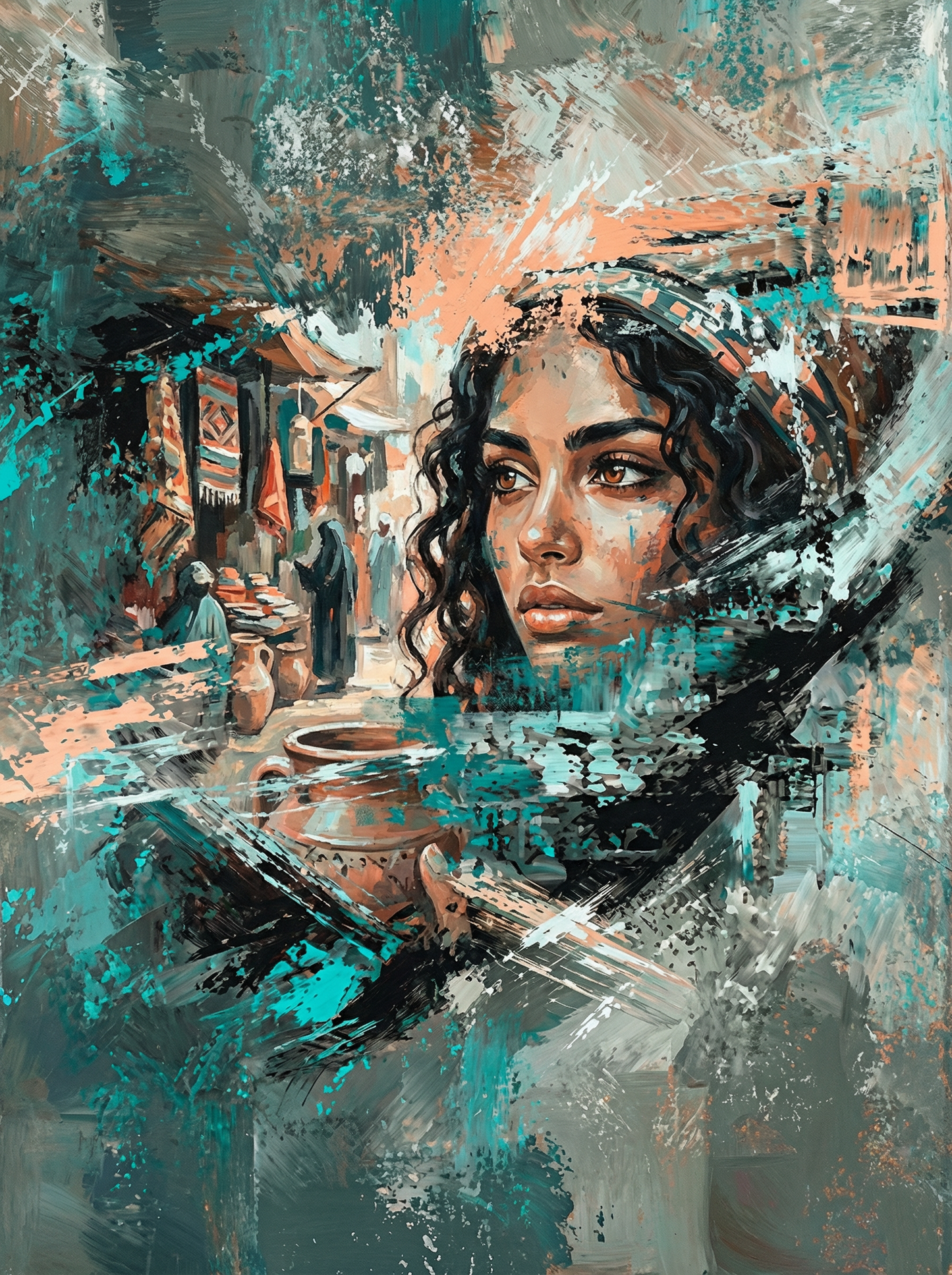 Market Day Muse (Diamond Painting) Diamond Painting kit