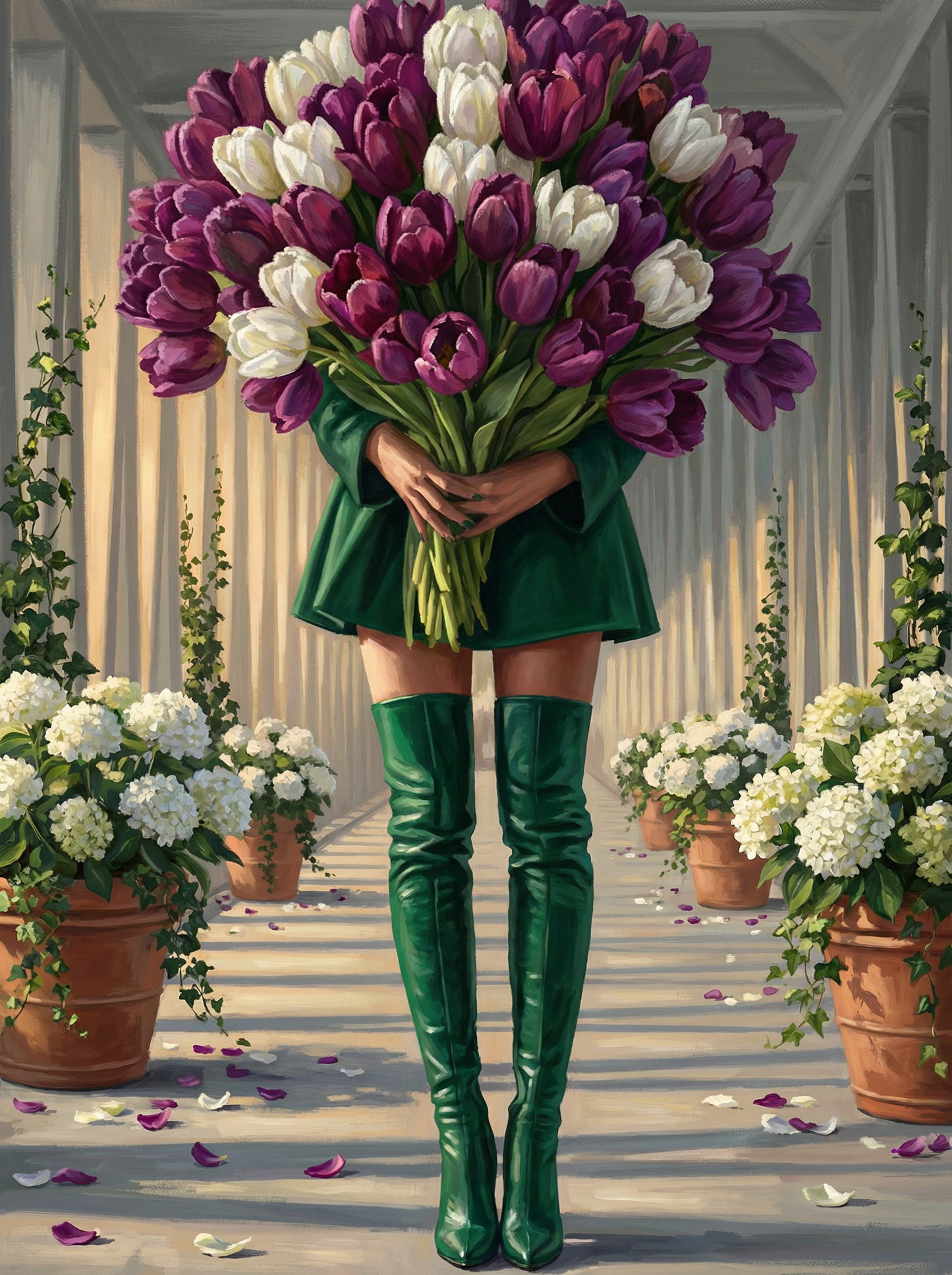 Tulip Garden Muse (Diamond Painting) Diamond Painting kit