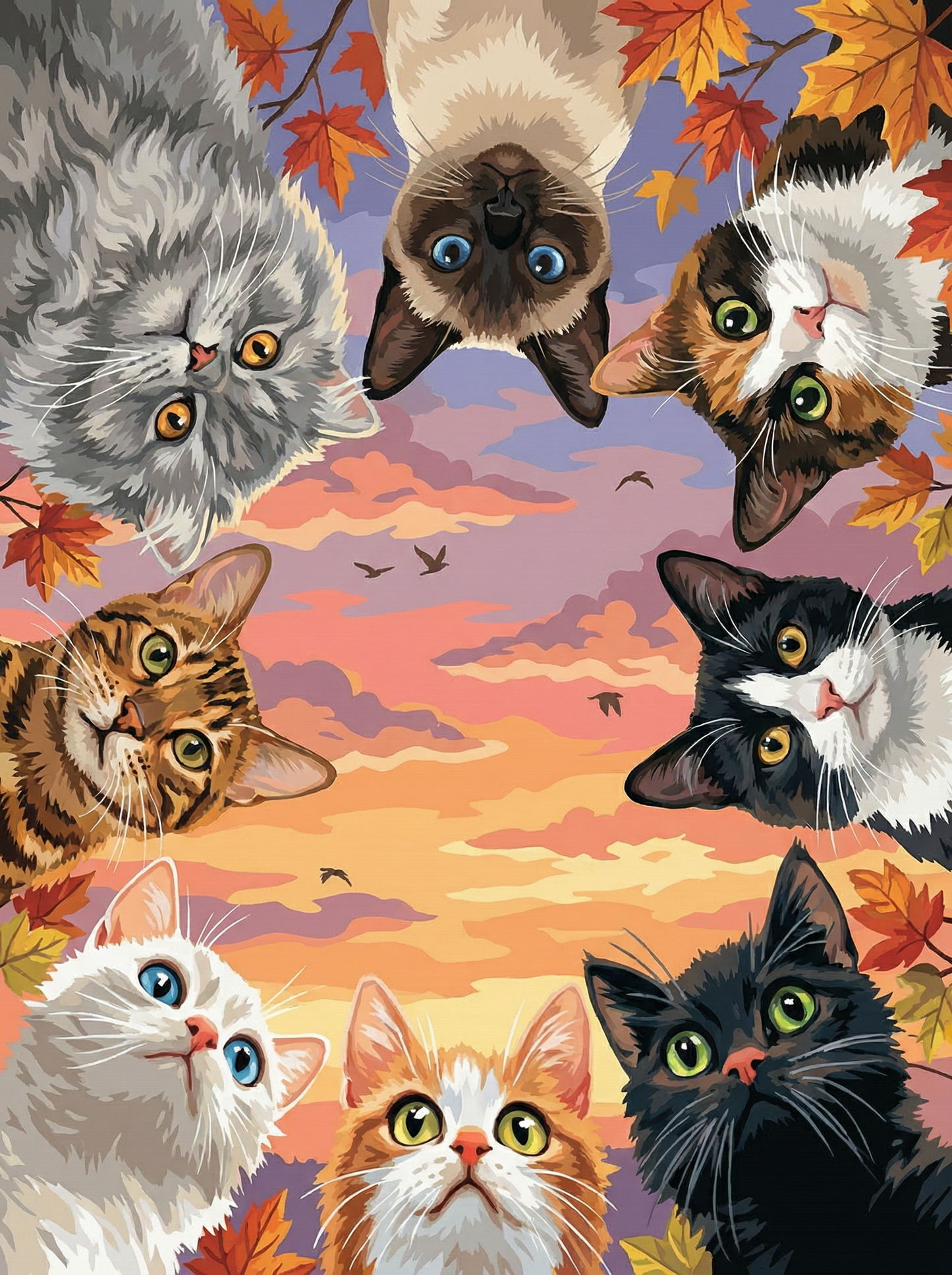 Autumn Circle Companions (Diamond Painting) Diamond Painting kit