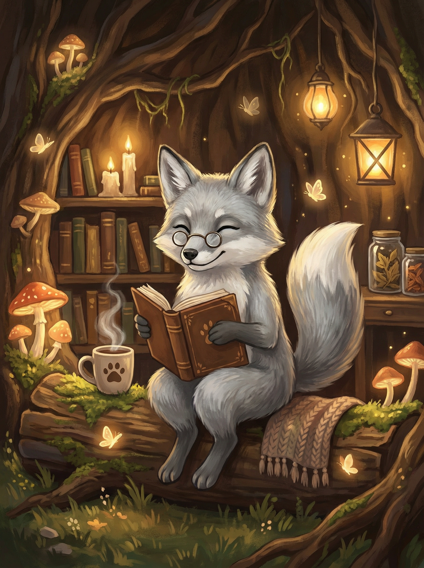 Enchanted Forest Scholar (Diamond Painting)