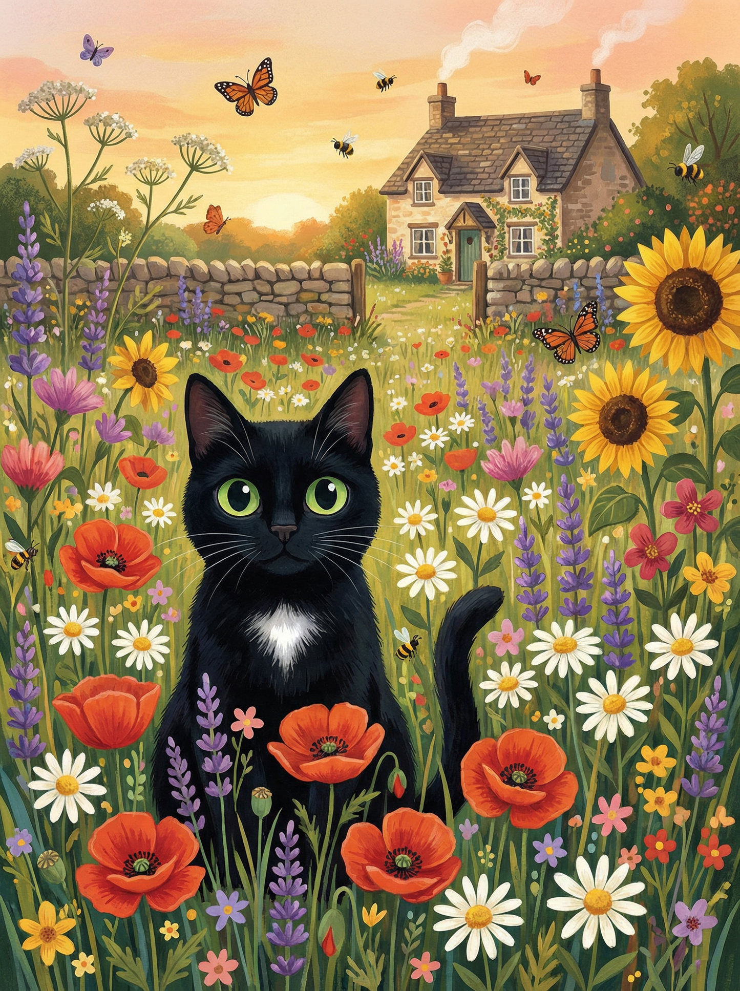 Sunlit Meadow Guardian (Diamond Painting) Diamond Painting kit