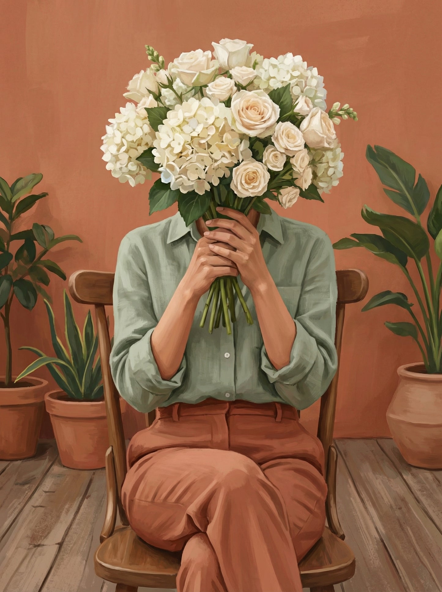 Silent Bloom Portrait (Diamond Painting) Diamond Painting kit