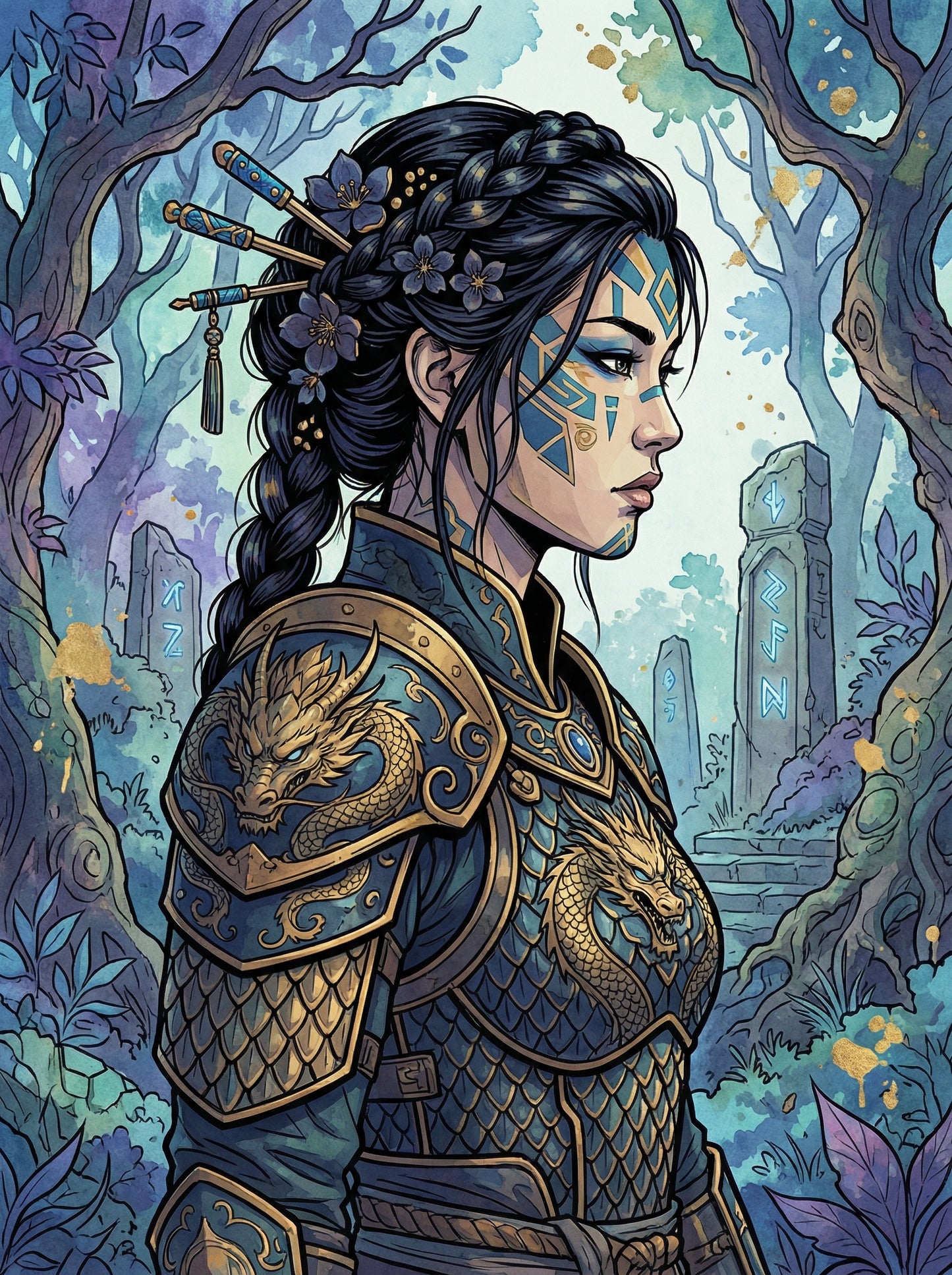 Dragon Spirit Warrior (Diamond Painting) Diamond Painting kit