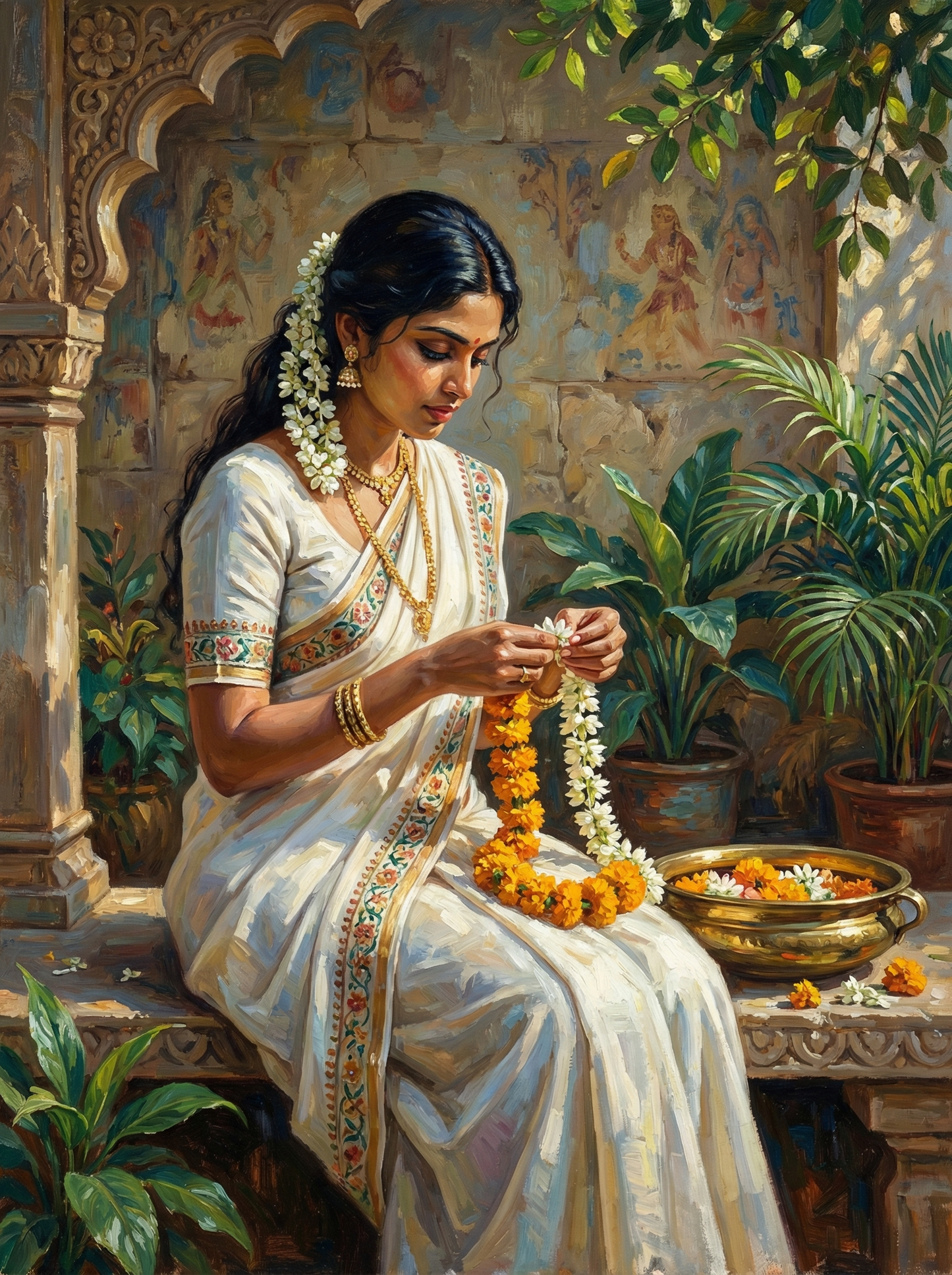 Temple Garland Grace (Diamond Painting) Diamond Painting kit