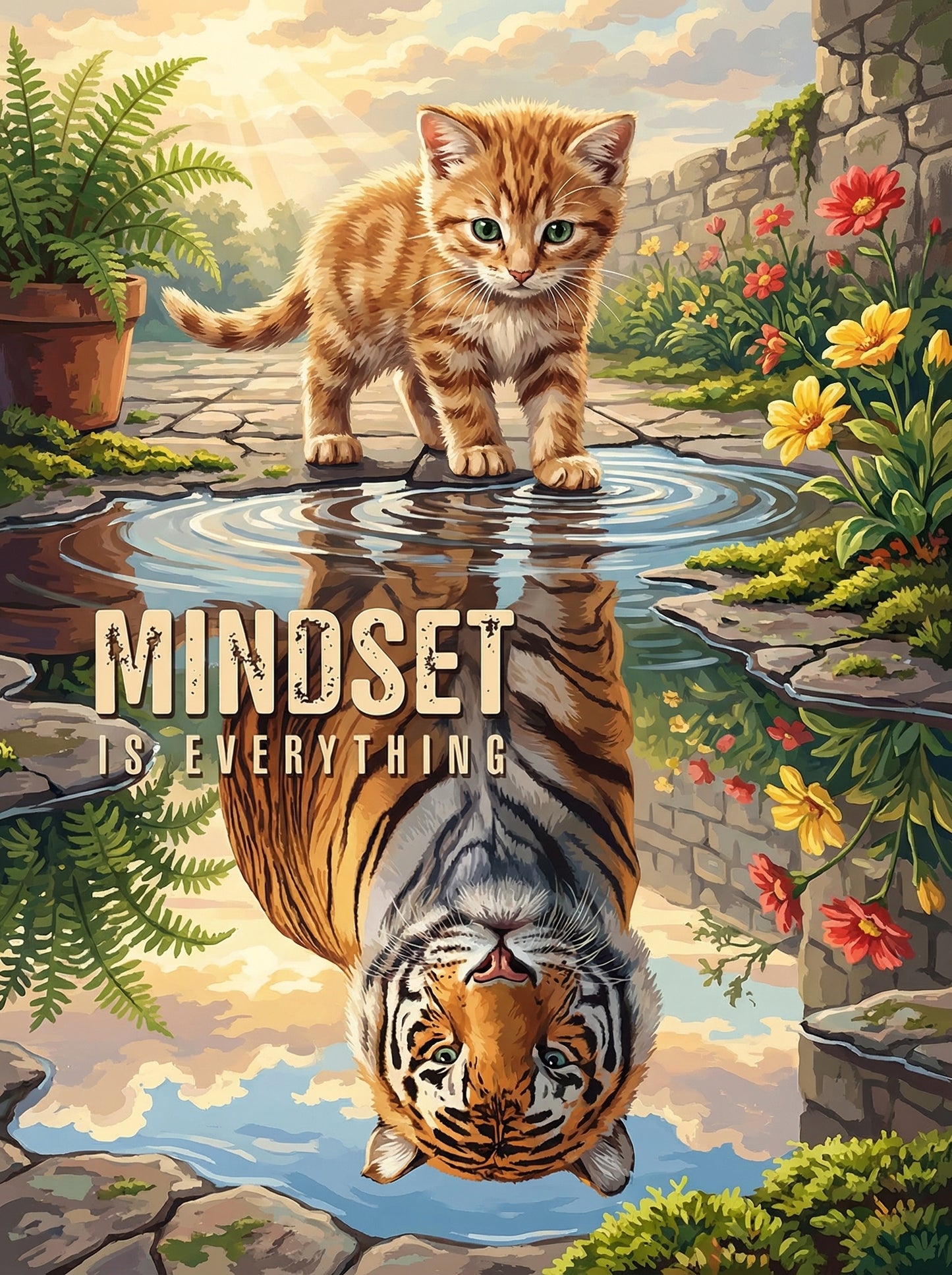 Mindset Reflection (100 Color Diamond Painting)