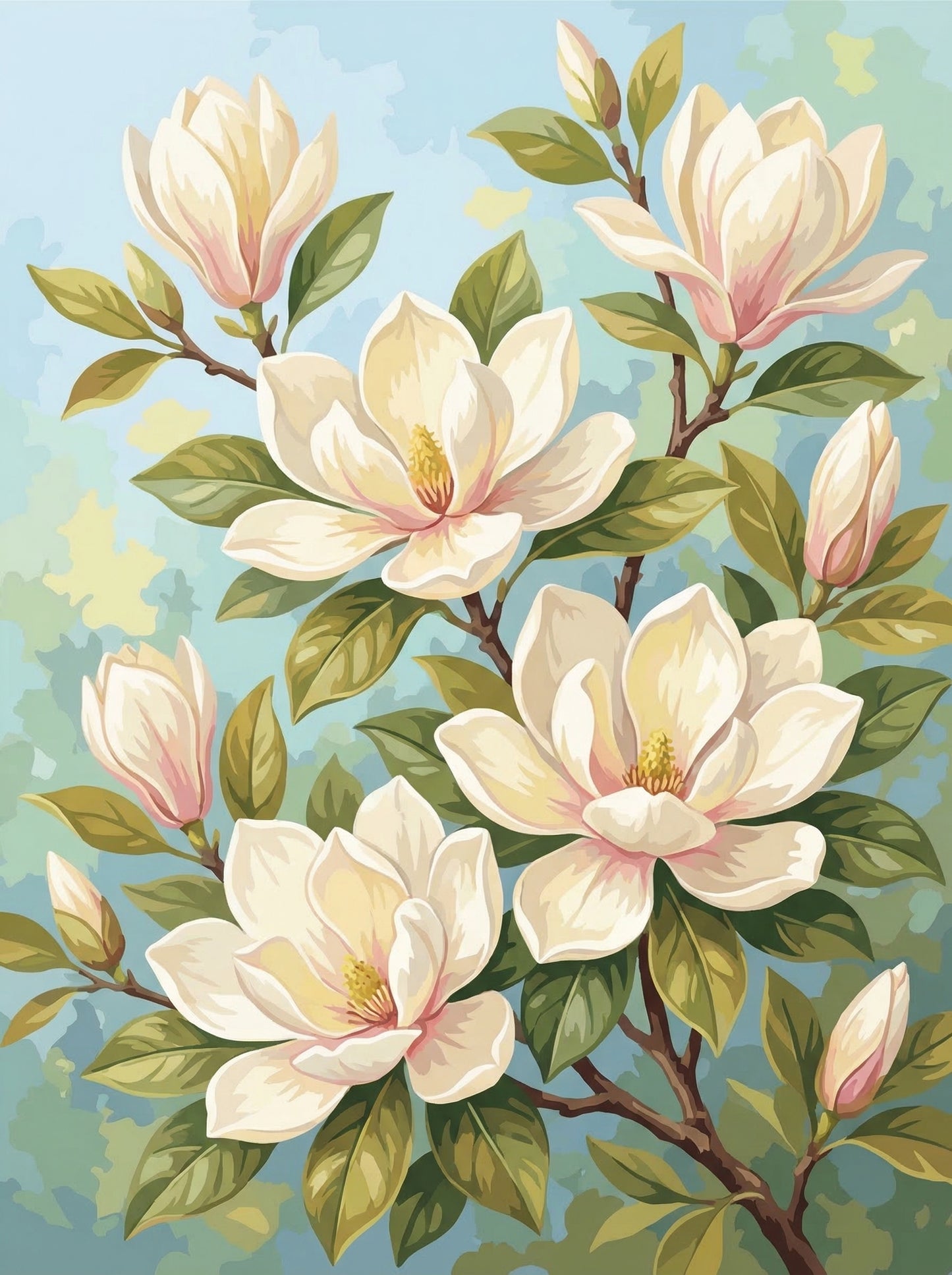 Sunlit Window Wildflowers (Diamond Painting)