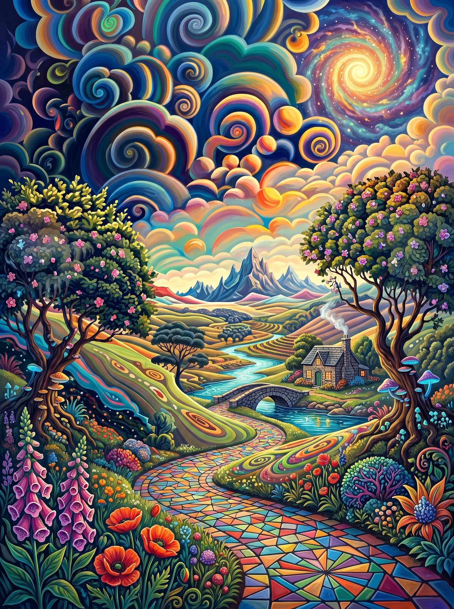 Celestial Dream Valley (Diamond Painting)