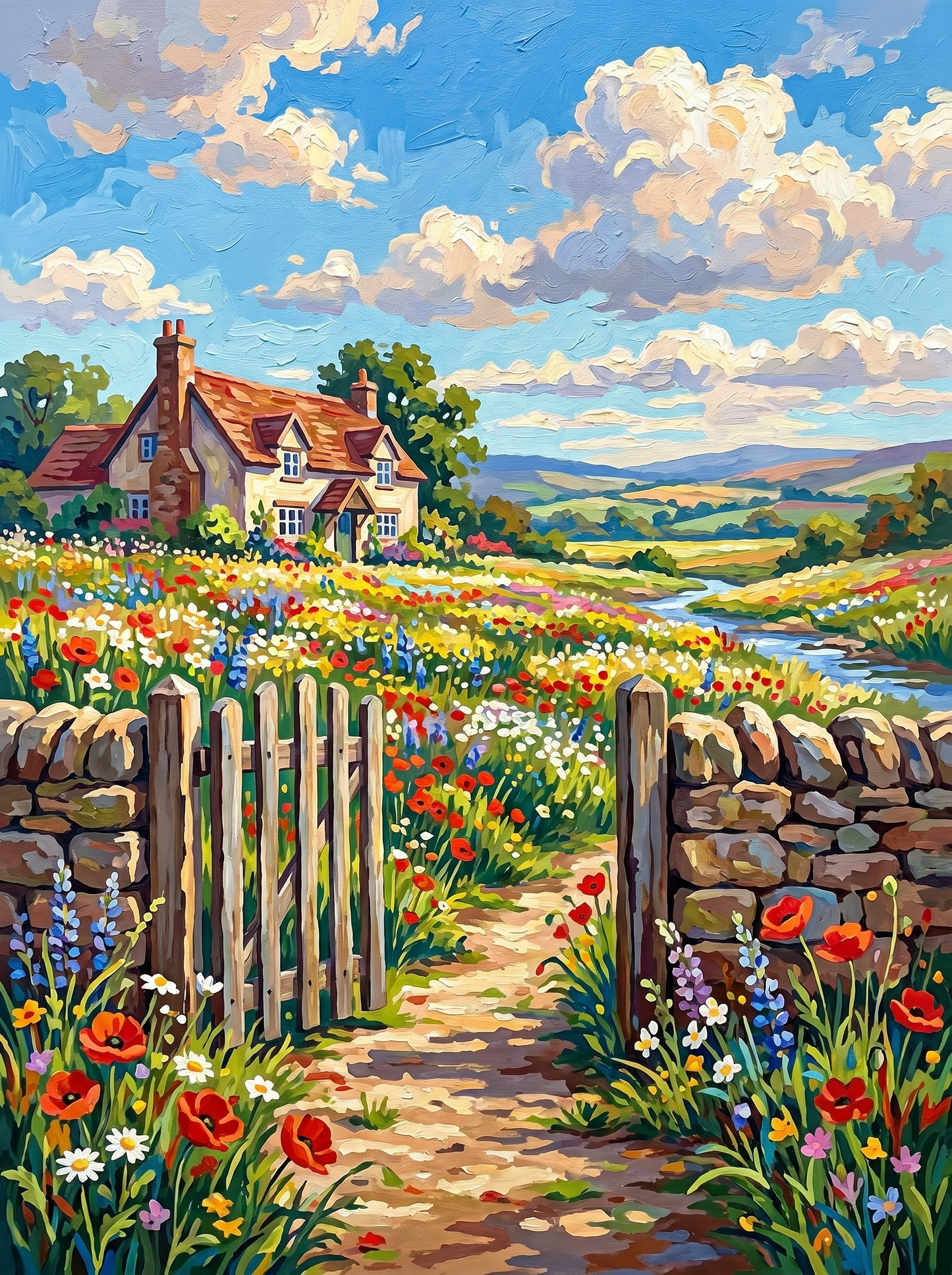 Countryside Garden Pathway