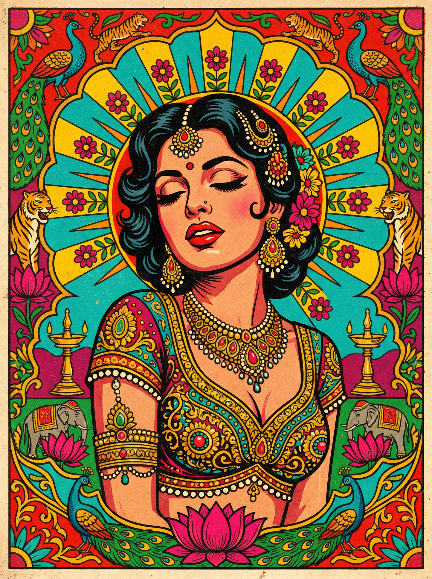 Jeweled Crown Maiden (150 Color Diamond Painting)